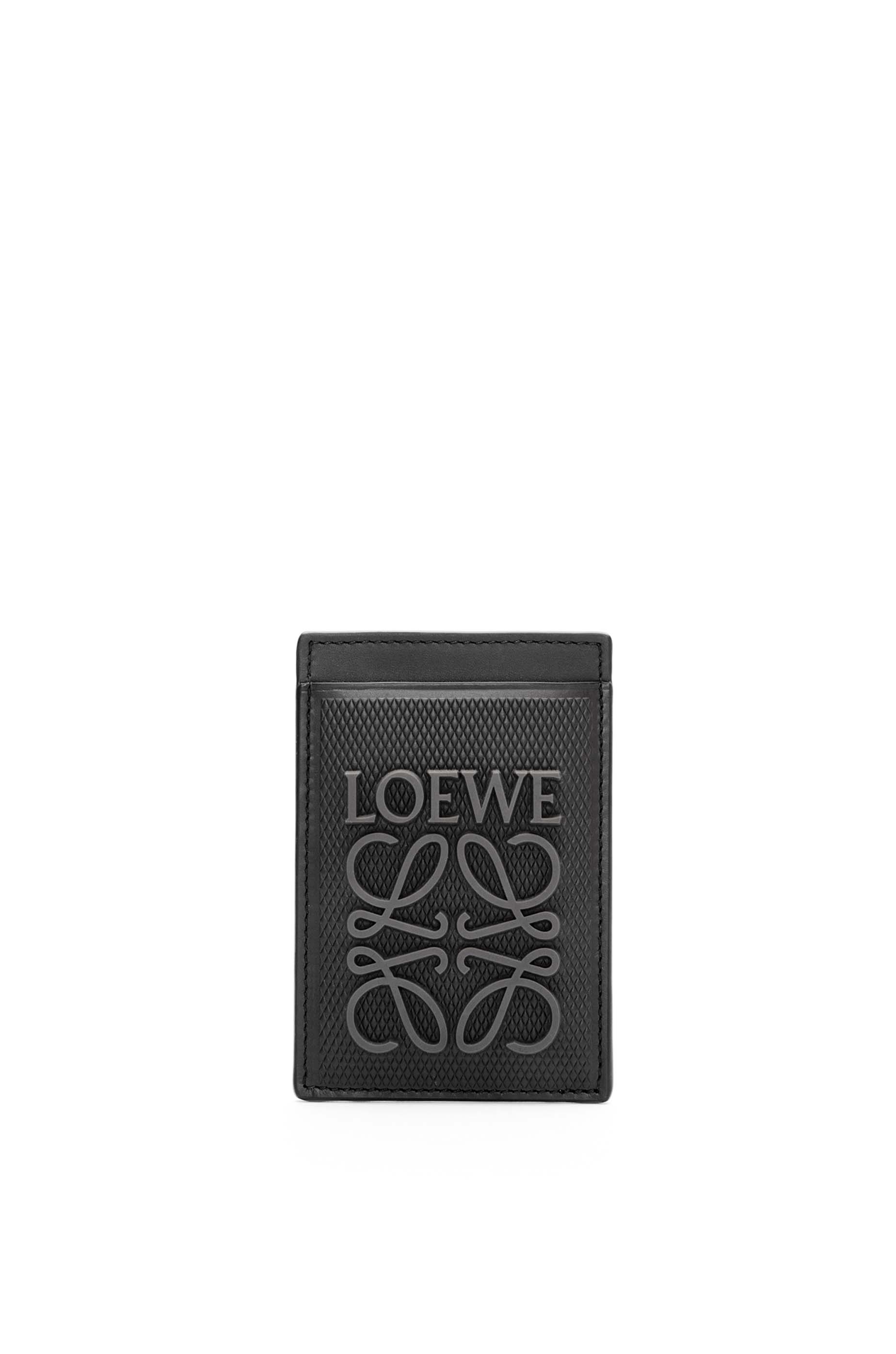 スリム カードホルダー (ダイヤモンドカーフ) ブラック - LOEWE