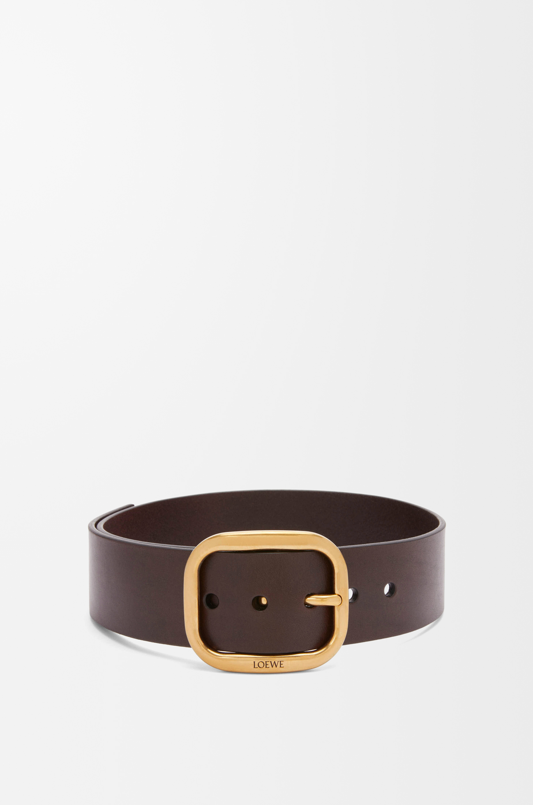 【超美品】ロエベ LOEWE ベルト ブラウン 70 ほぼ未使用 パイソン柄 E619244XAI_3110_1F.jpg