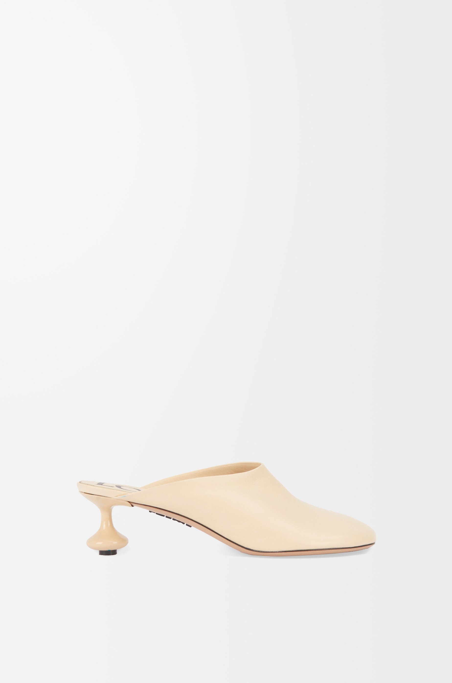 SQUARE TOE MULES(35 WHITE): SHOESjosemoon