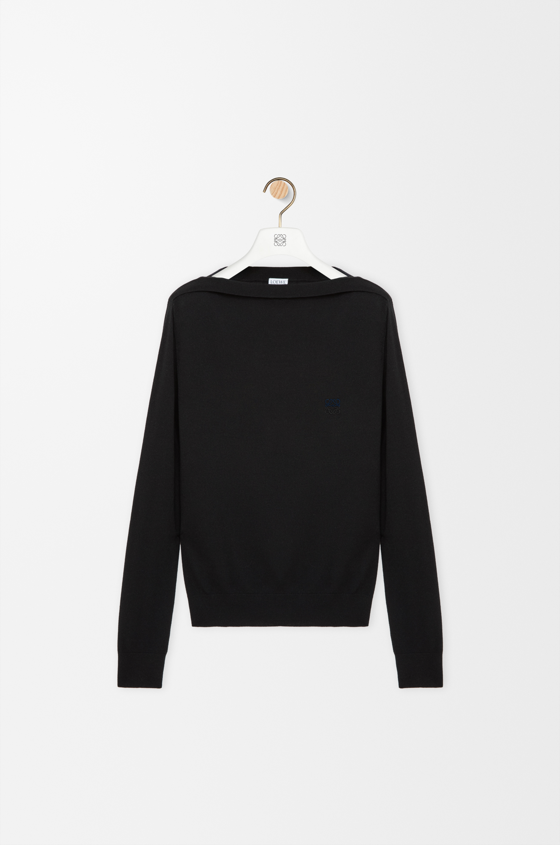 Sweater in merino wool Black - LOEWE USA Official Website