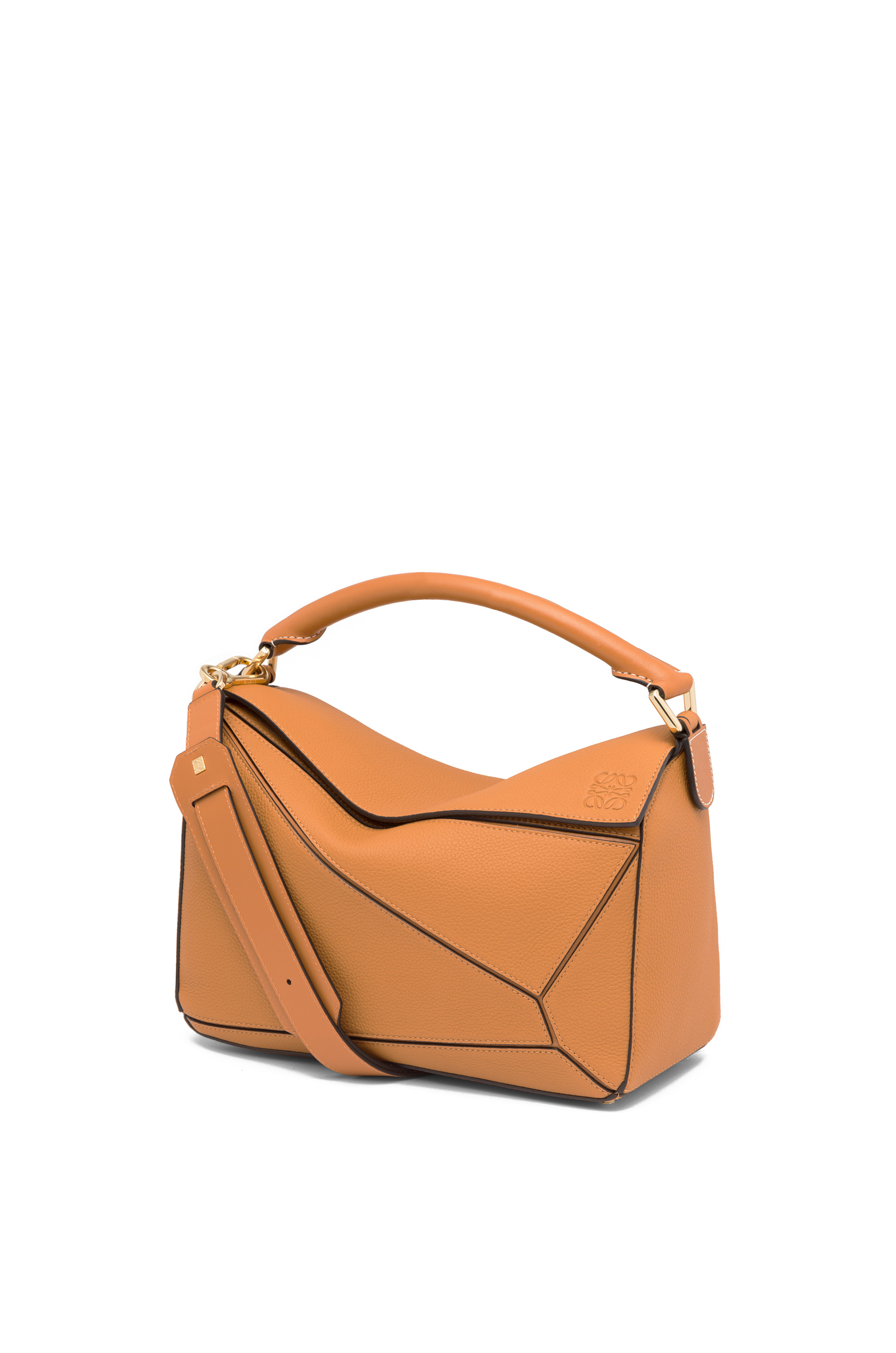 Puzzle bag in soft grained calfskin 