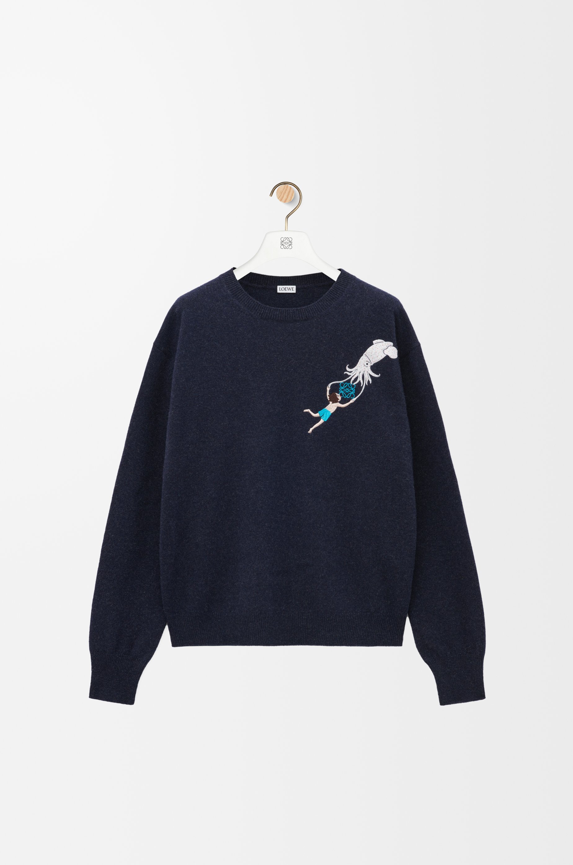 ロエベLOEWE Vネックセーター#XS