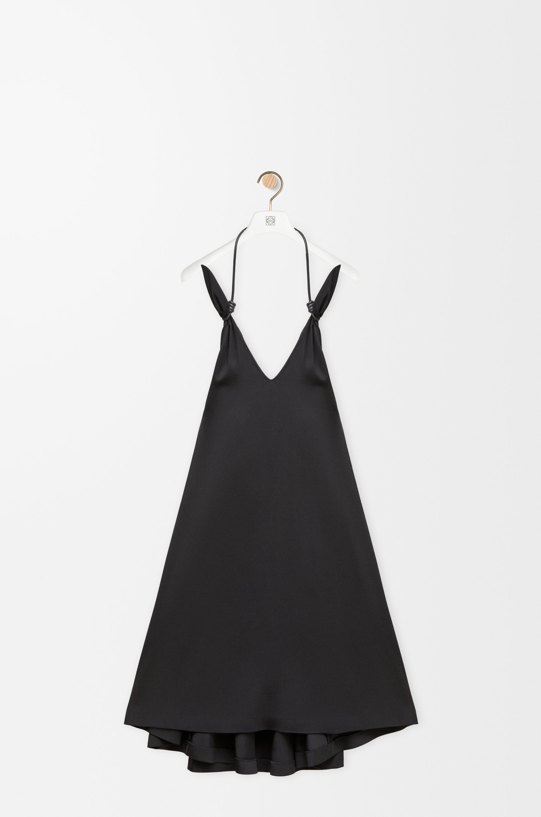 休日限定 dress Flamenco in LOEWE - Black viscose stretch バッグ