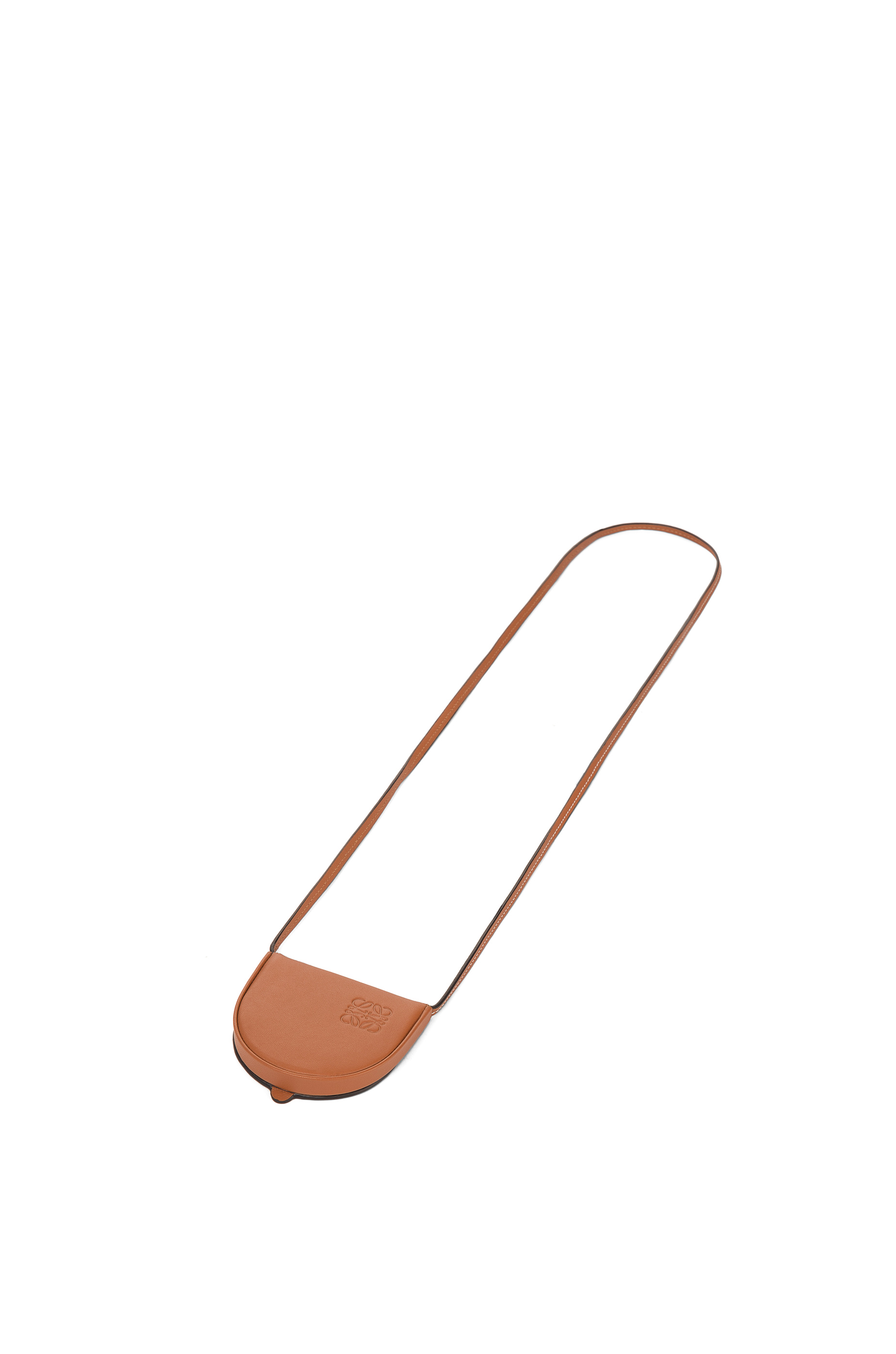 small heel pouch in soft calfskin