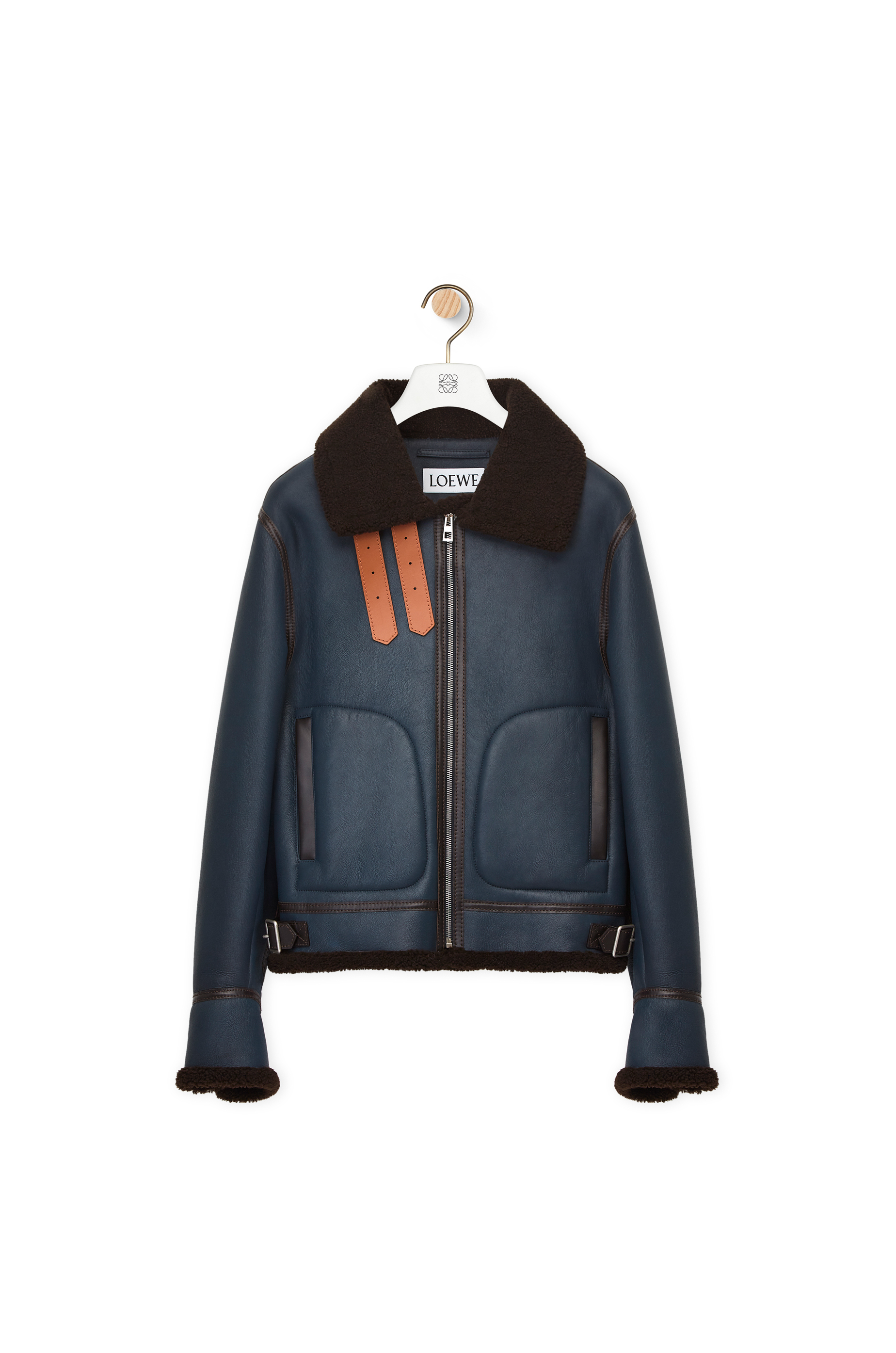 LOEWEロエベ メッシュ風 革 ジャケット | skisharp.com
