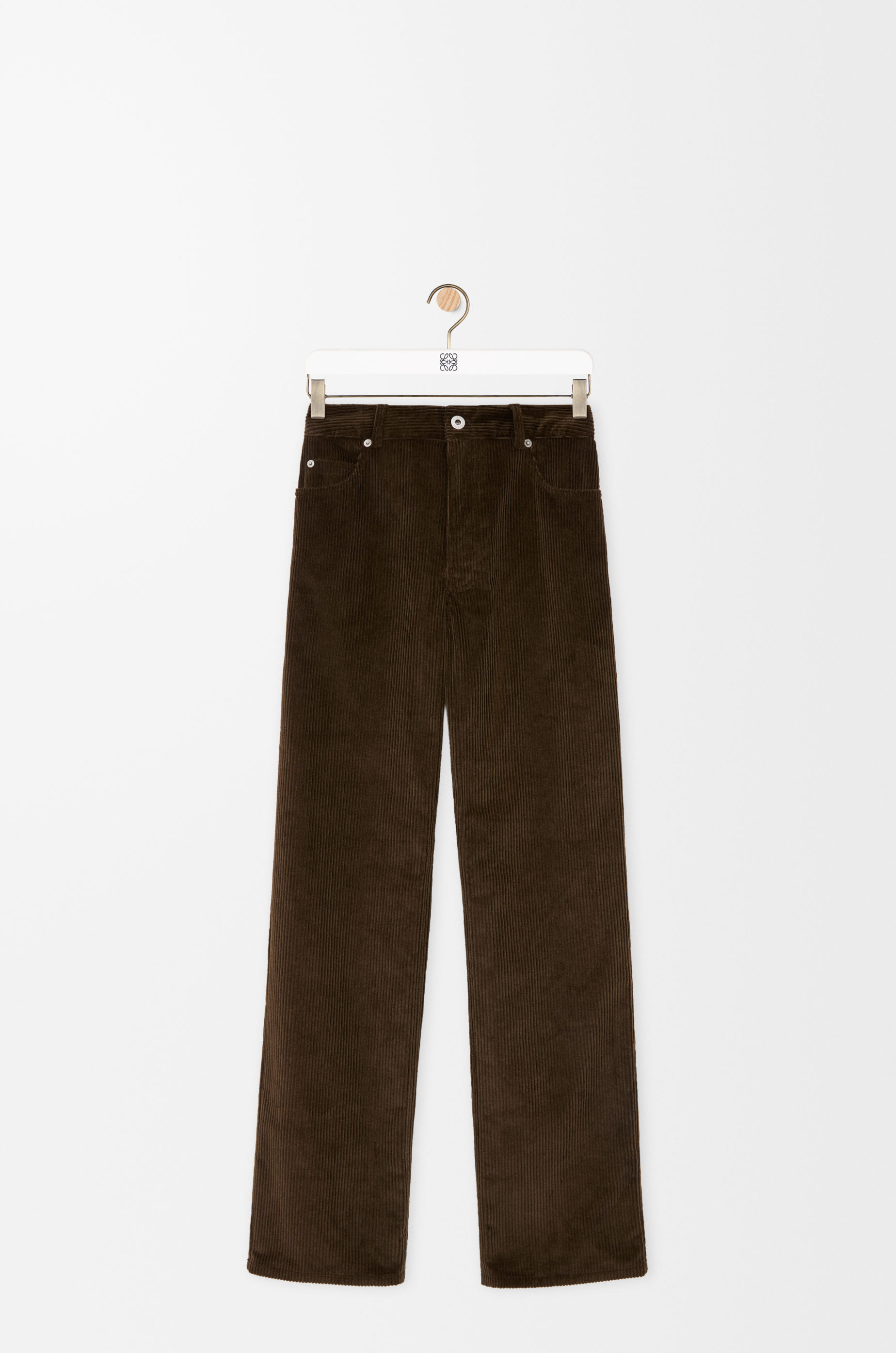 LOEWE コーデュロイパンツ 46 ブラウン Trousers in cotton corduroy Brown - LOEWE USA Official Website