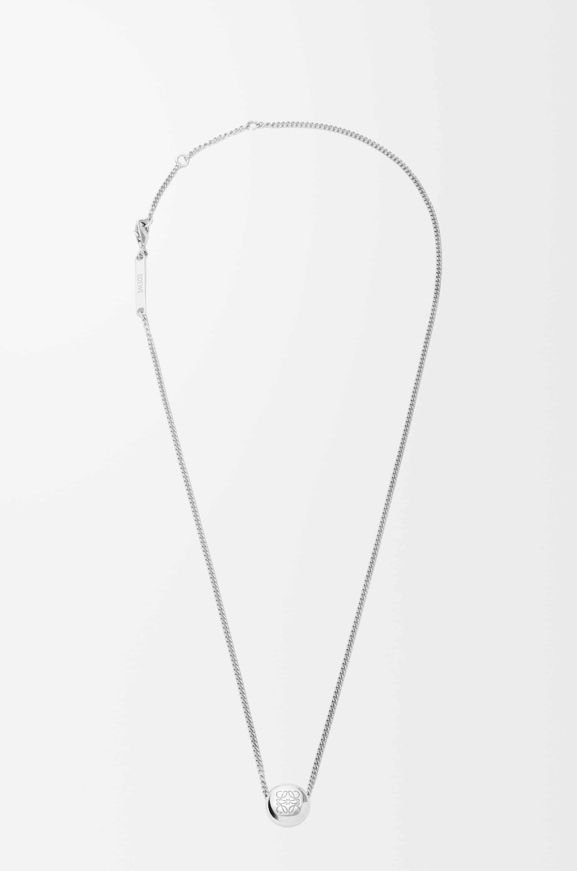 未使用 LOEWE ロエベ ペブル ネックレス アナグラム スターリングシルバー ペブル ネックレス（スターリングシルバー） シルバー - ロエベ 日本