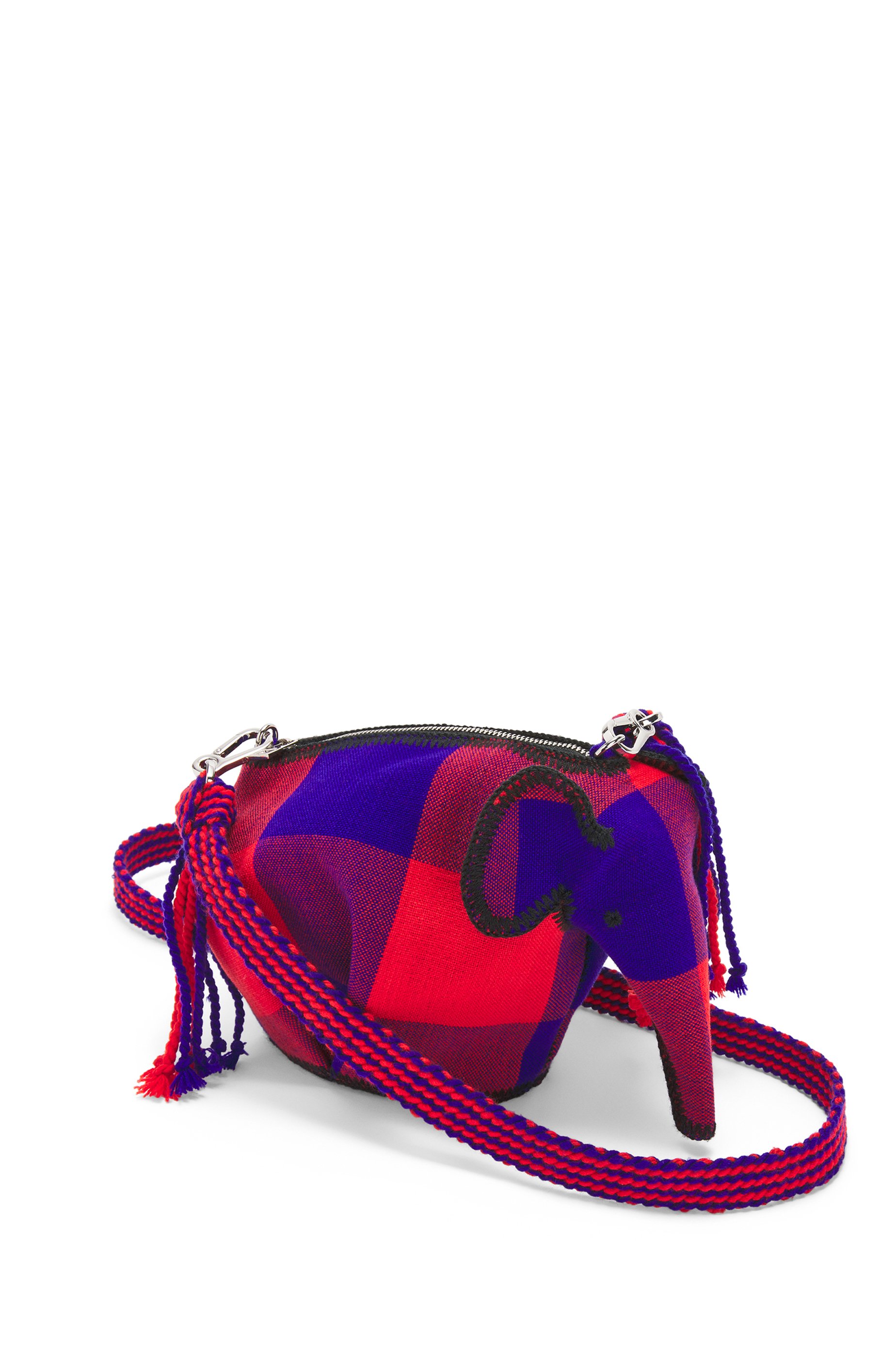 Elephant KOMP bag in textile Red/Blue 