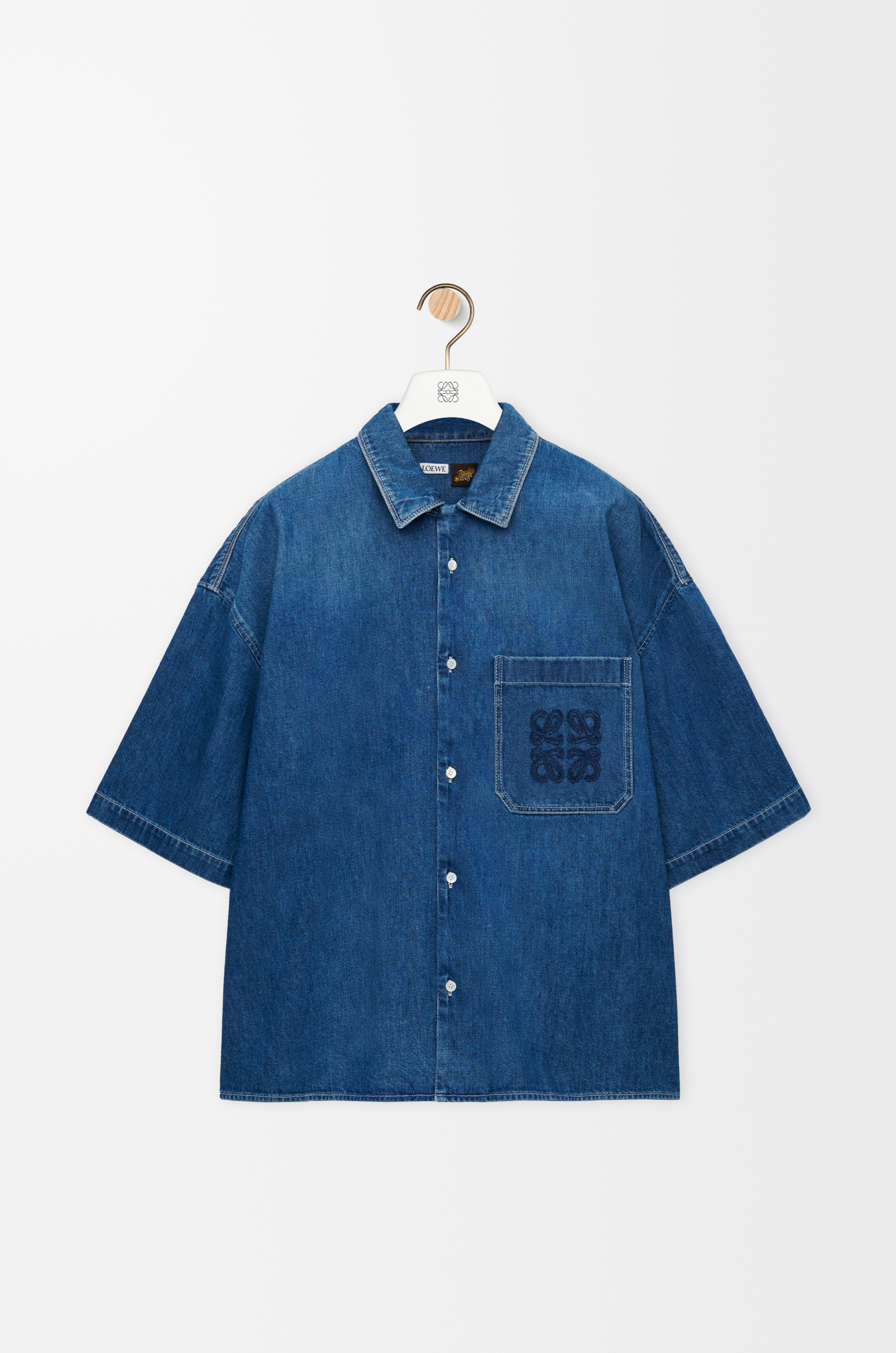 ショートスリーブ シャツ（デニム） ブルー - LOEWE