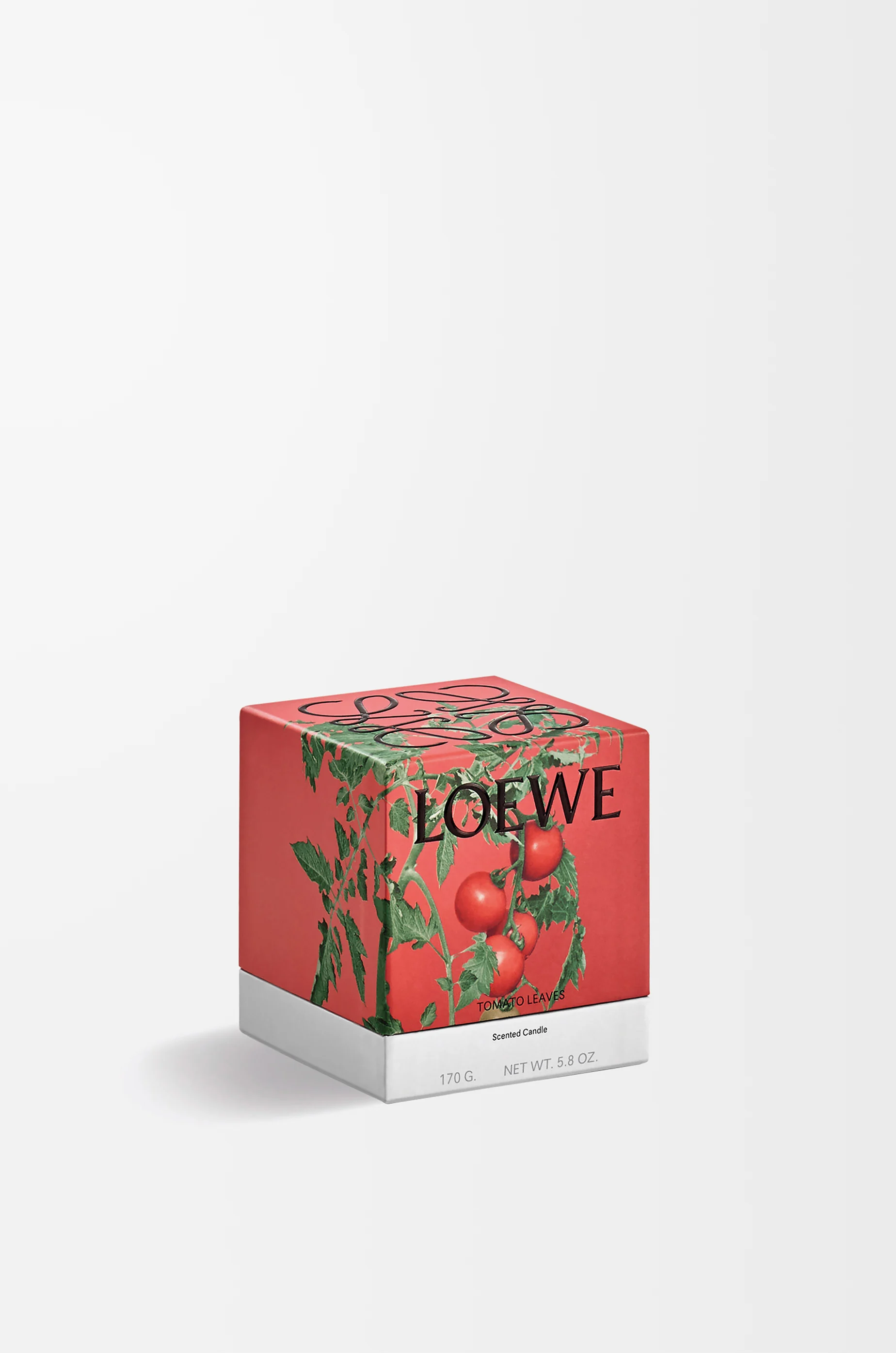 LOEWE Small Tomato Leaves candle Red