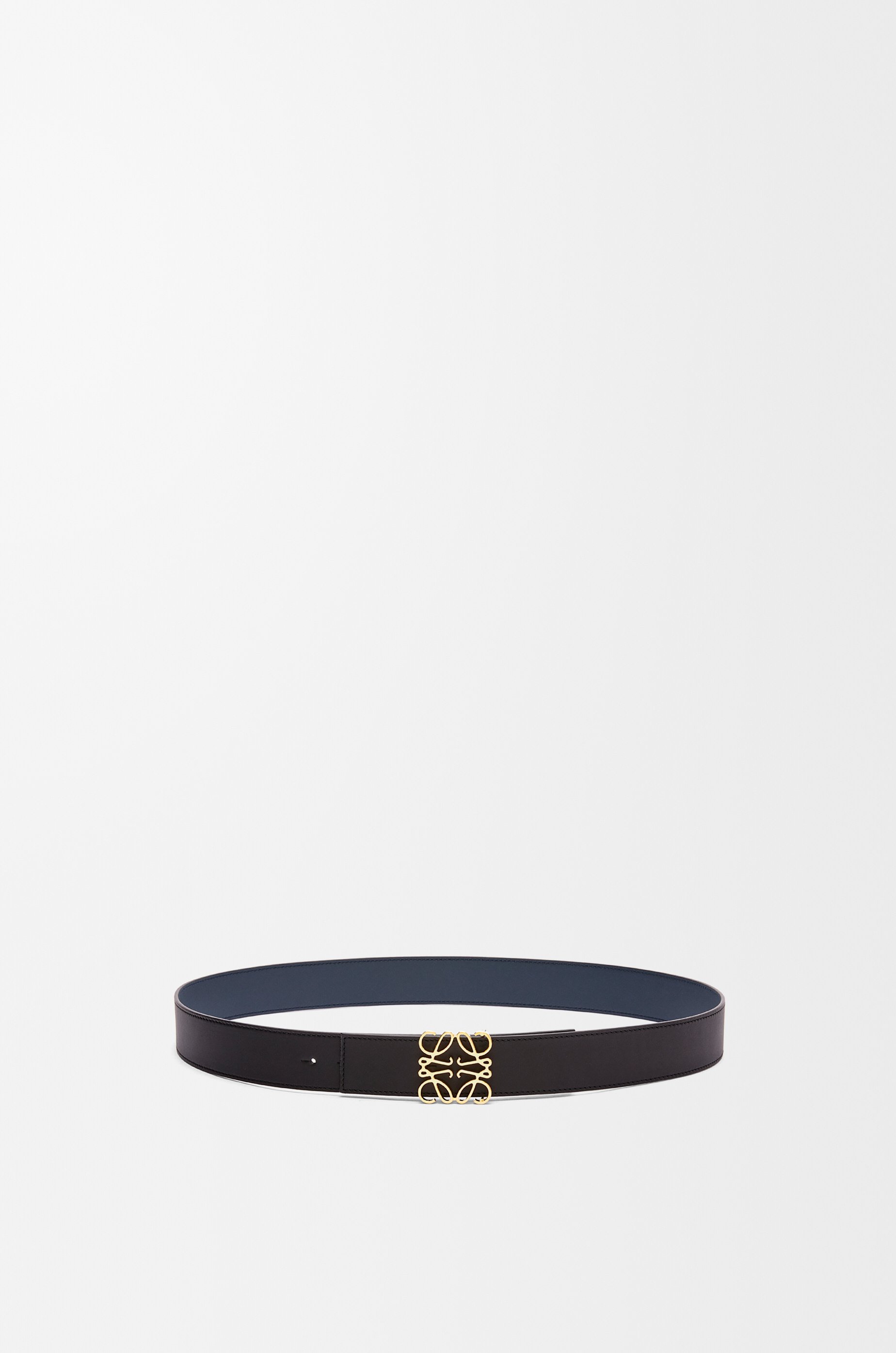 Loewe Reversible Anagram Belt In Smooth Leather Skin Size: 90 For Man In Neutral
