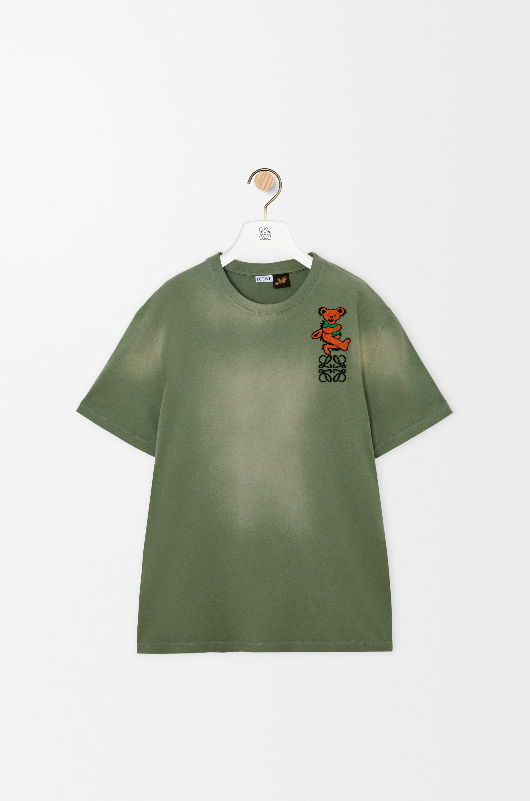 Relaxed fit T-shirt in cotton Green - LOEWE