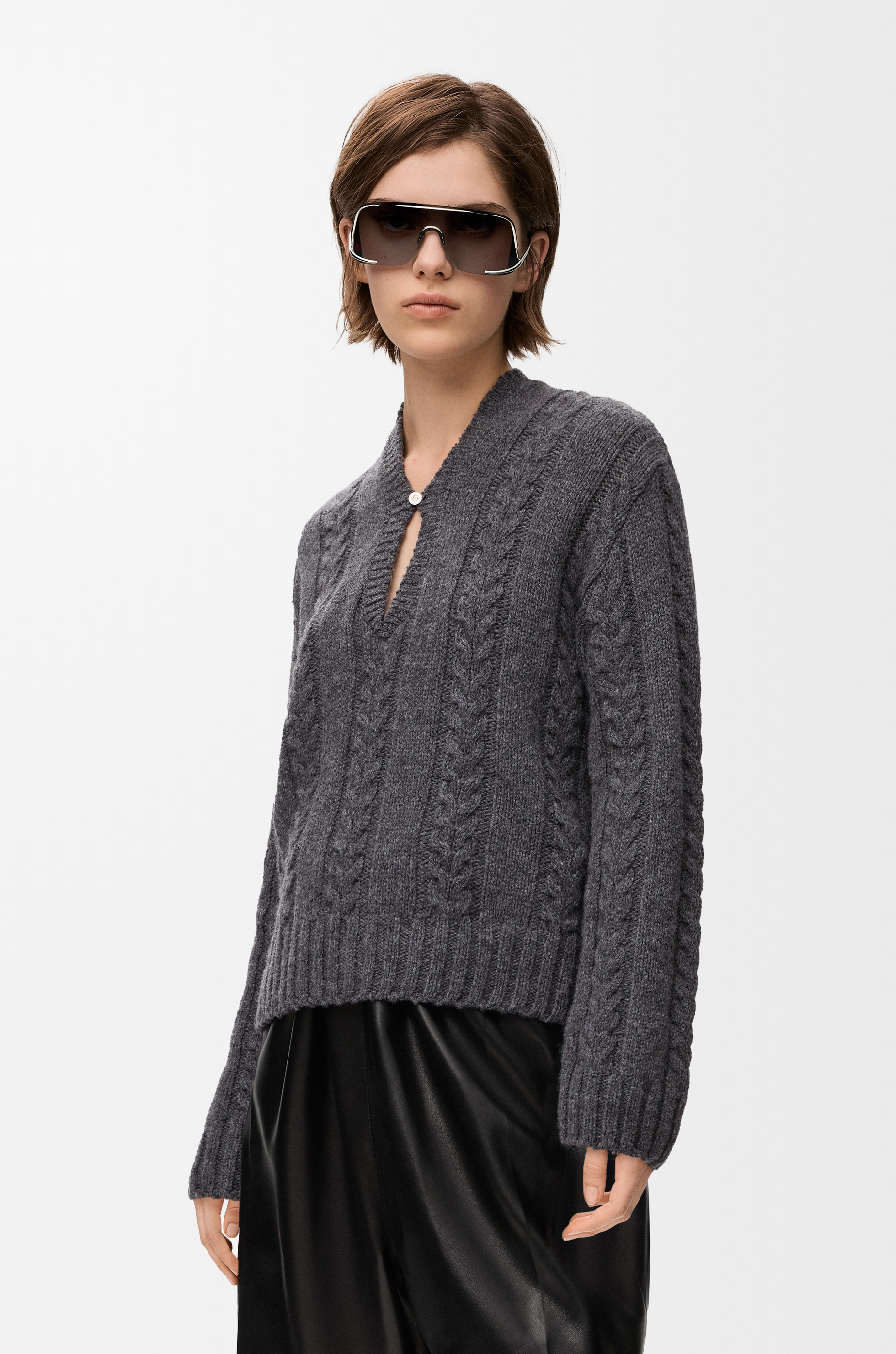 LOEWE Jersey en lana Gris