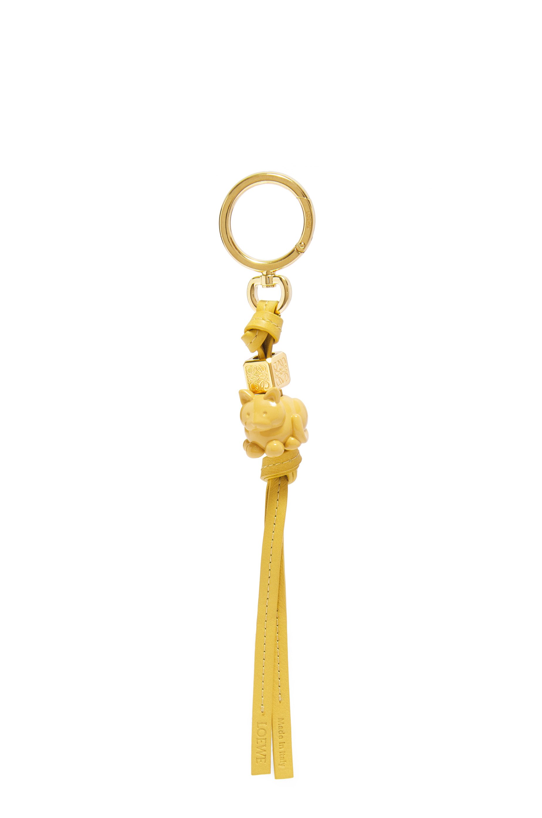 新品】LOEWE ロエベ シグネチャー キーホルダー ゴールド キーチャーム