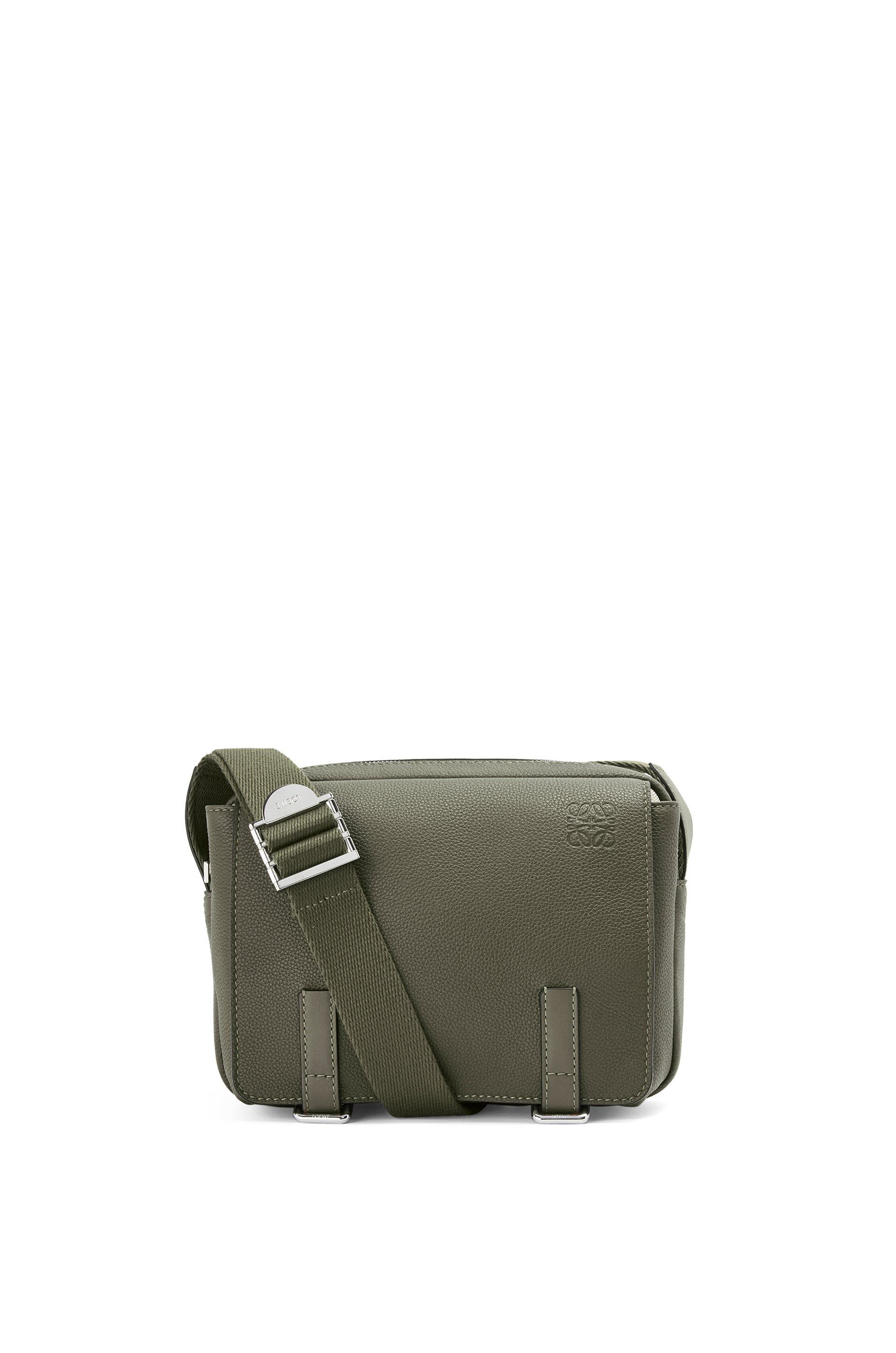 XS Military messenger bag in soft grained calfskin