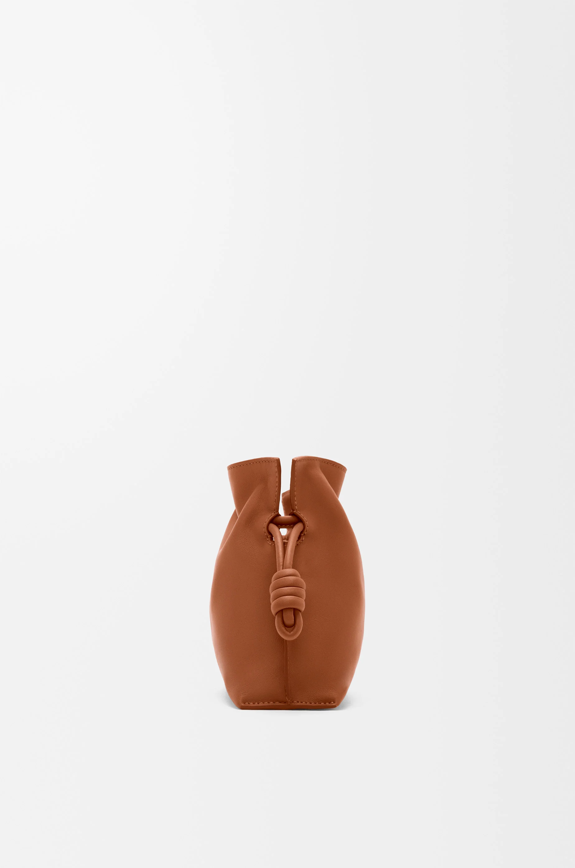 LOEWE 미니 플라멩코 클러치 - 나파 카프스킨 스쿼럴 브라운