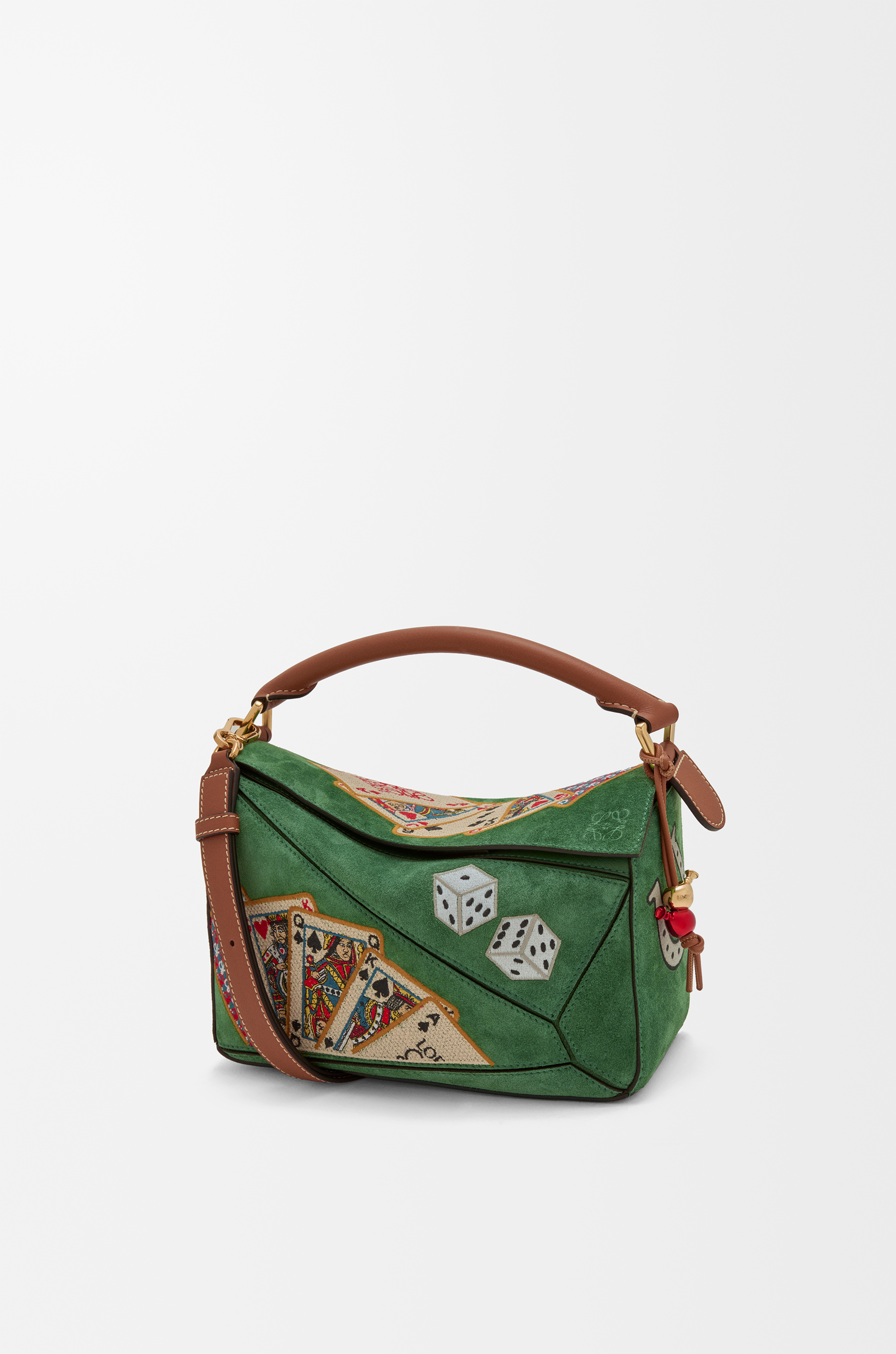 限定生産【LOEWE】Puzzle10 (08) SS18 Runway Green LOEWE Puzzle 10 Re-Edition SS18 Runway Top-Handle Bag