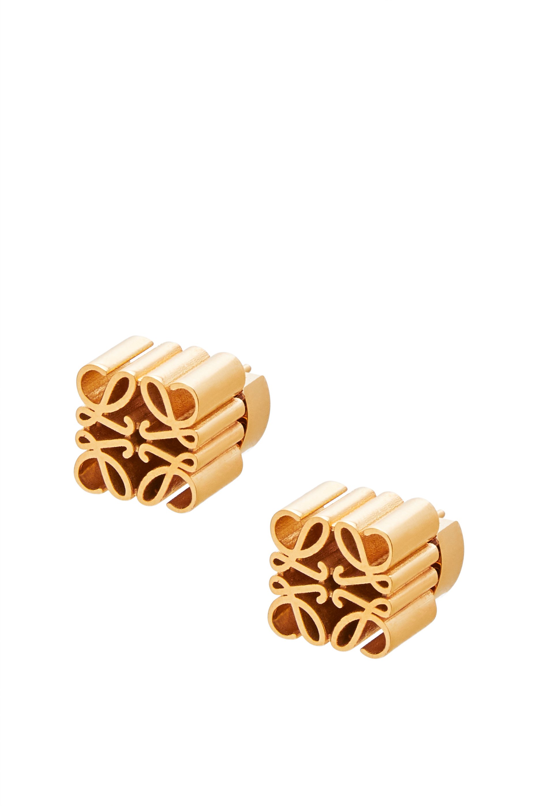 Anagram earrings in metal Gold - LOEWE