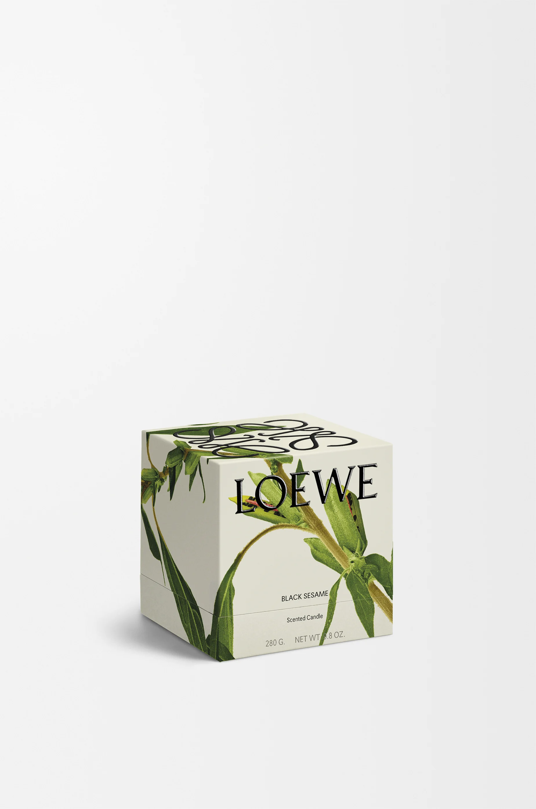 LOEWE Petite bougie parfumée Black Sesame Argent