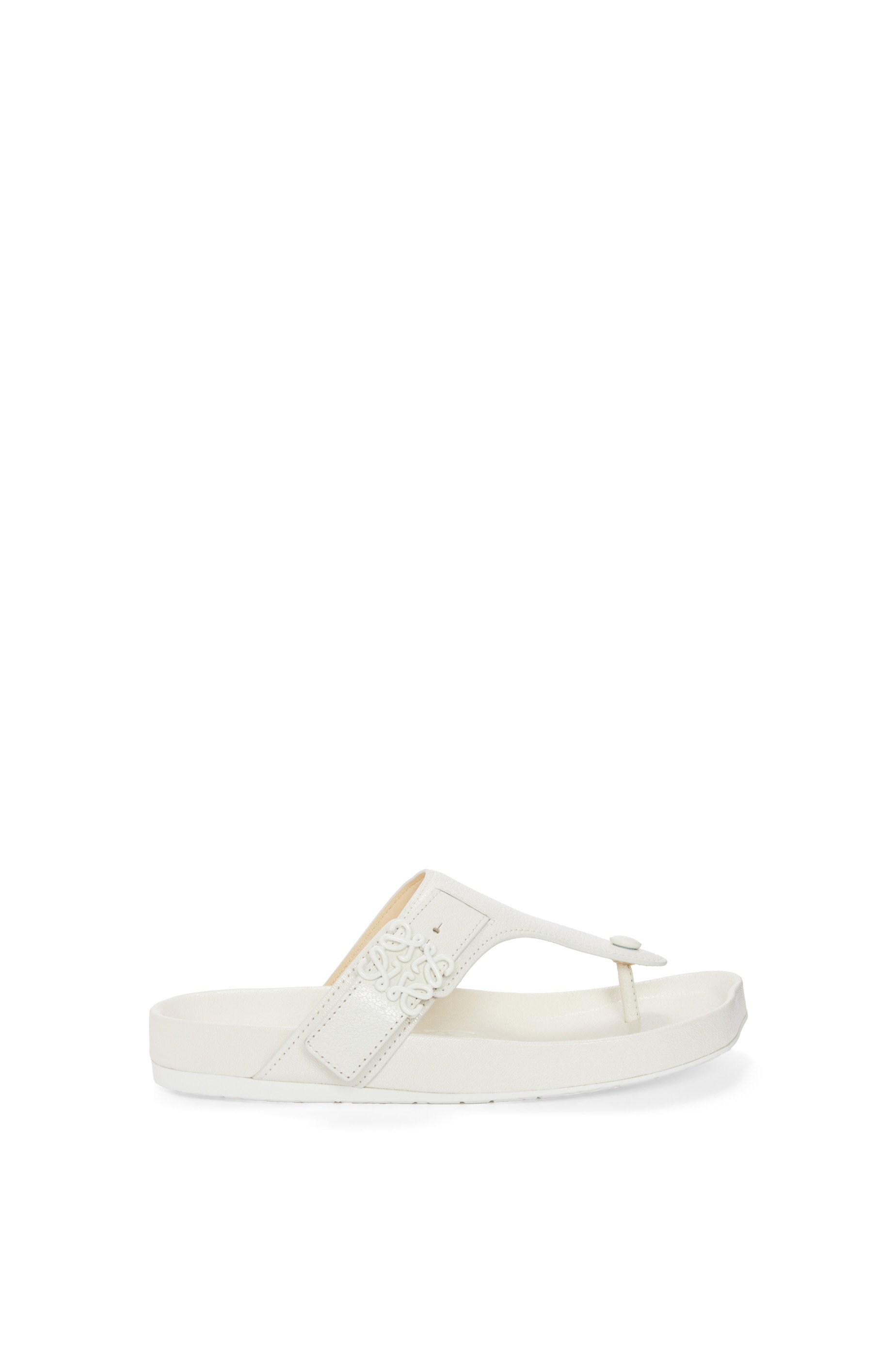 stå på række Tilskynde naturlig Ease toe post sandal in goatskin White - LOEWE