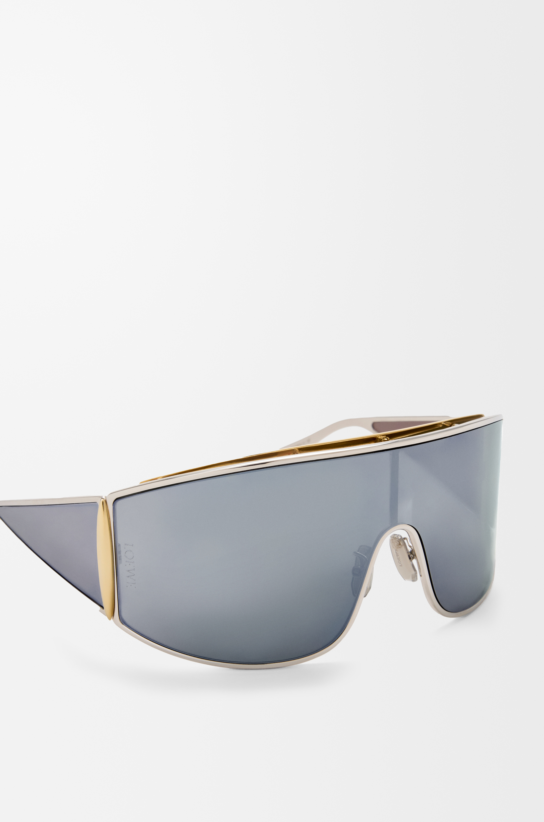 LOEWE Occhiali da sole Speed Shield Argento/Oro