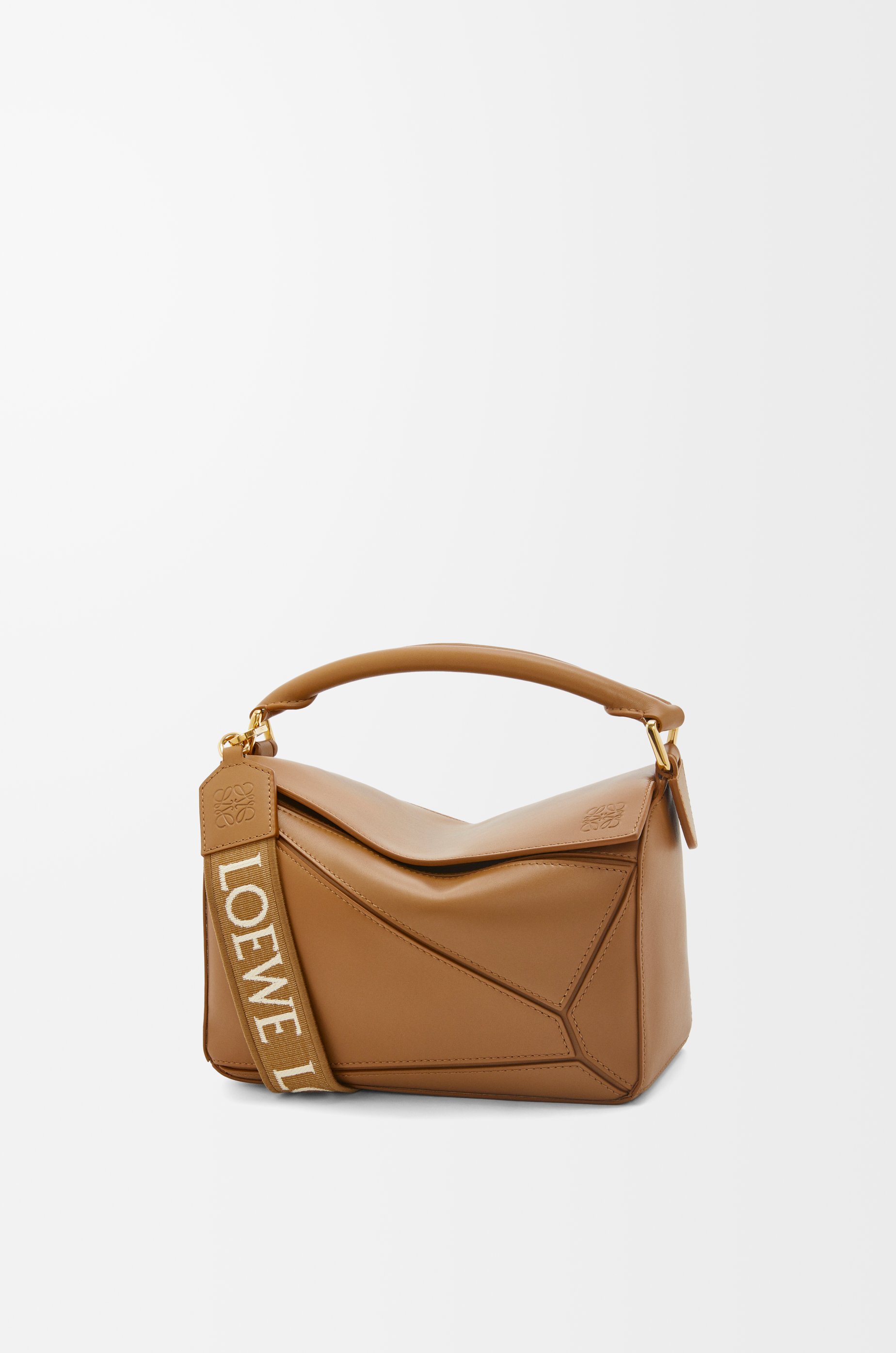 Puzzle bag in satin calfskin Olympic Blue - LOEWE