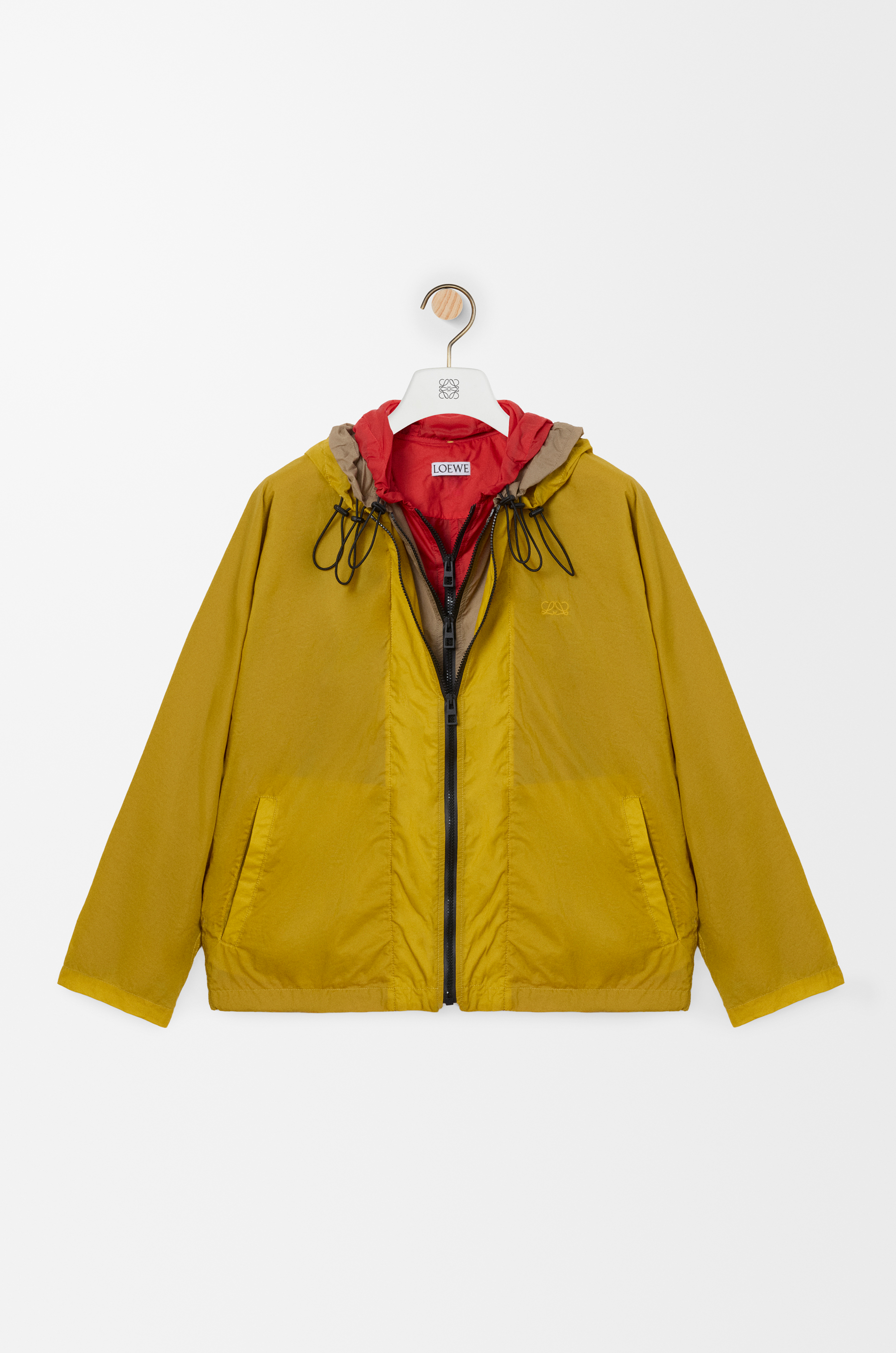 美品 LOEWE × On 25SS テクニカルシェル 軽量 ジャケット XXS ジャケット（テクニカルシェル） イエロー - ロエベ 日本 公式サイト