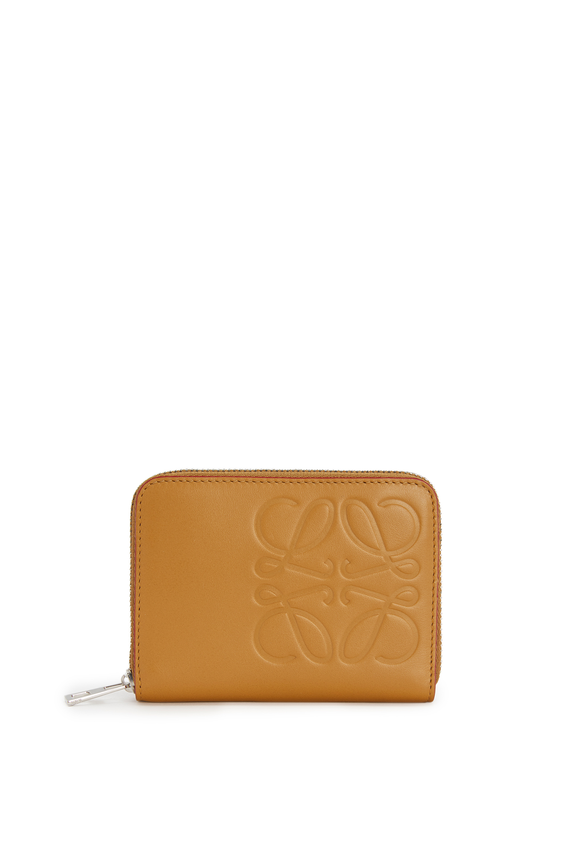 6 Card Zip Wallet In Smooth Calfskin Honey Loewe 6 Card Zip Wallet In Smooth Calfskin Honey Loewe