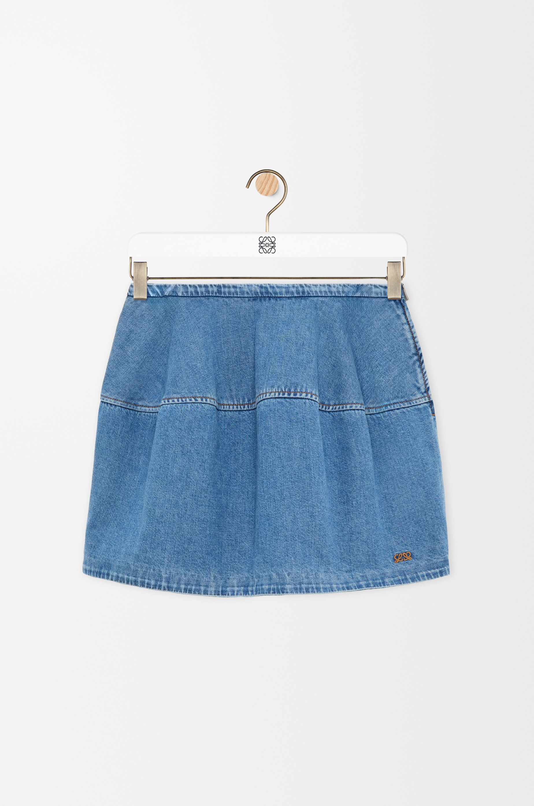 Balloon skirt in denim Blue - LOEWE USA Official Website
