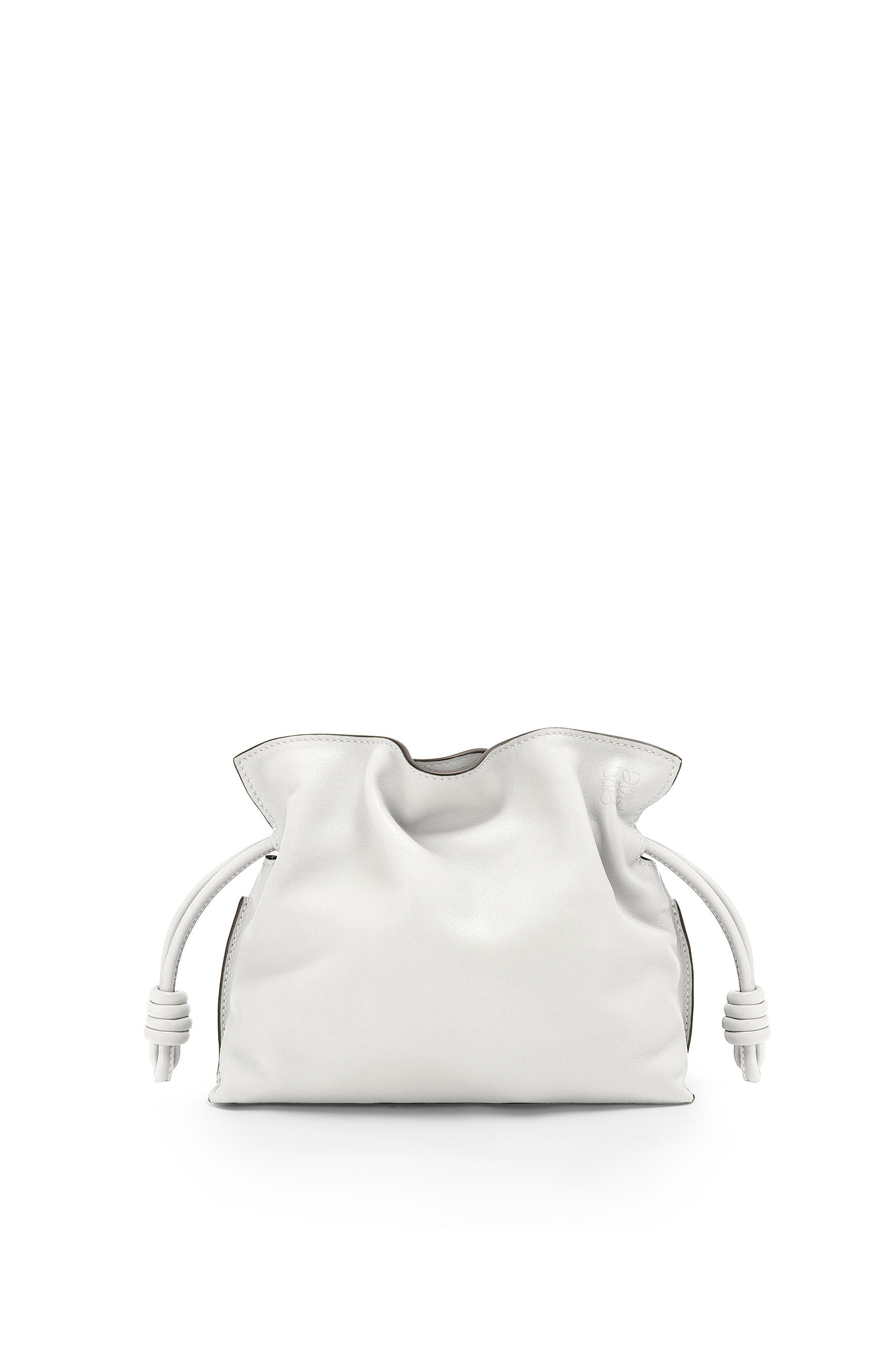 フラメンコクラッチ ミニ (ナパカーフ) ソフトホワイト - LOEWE