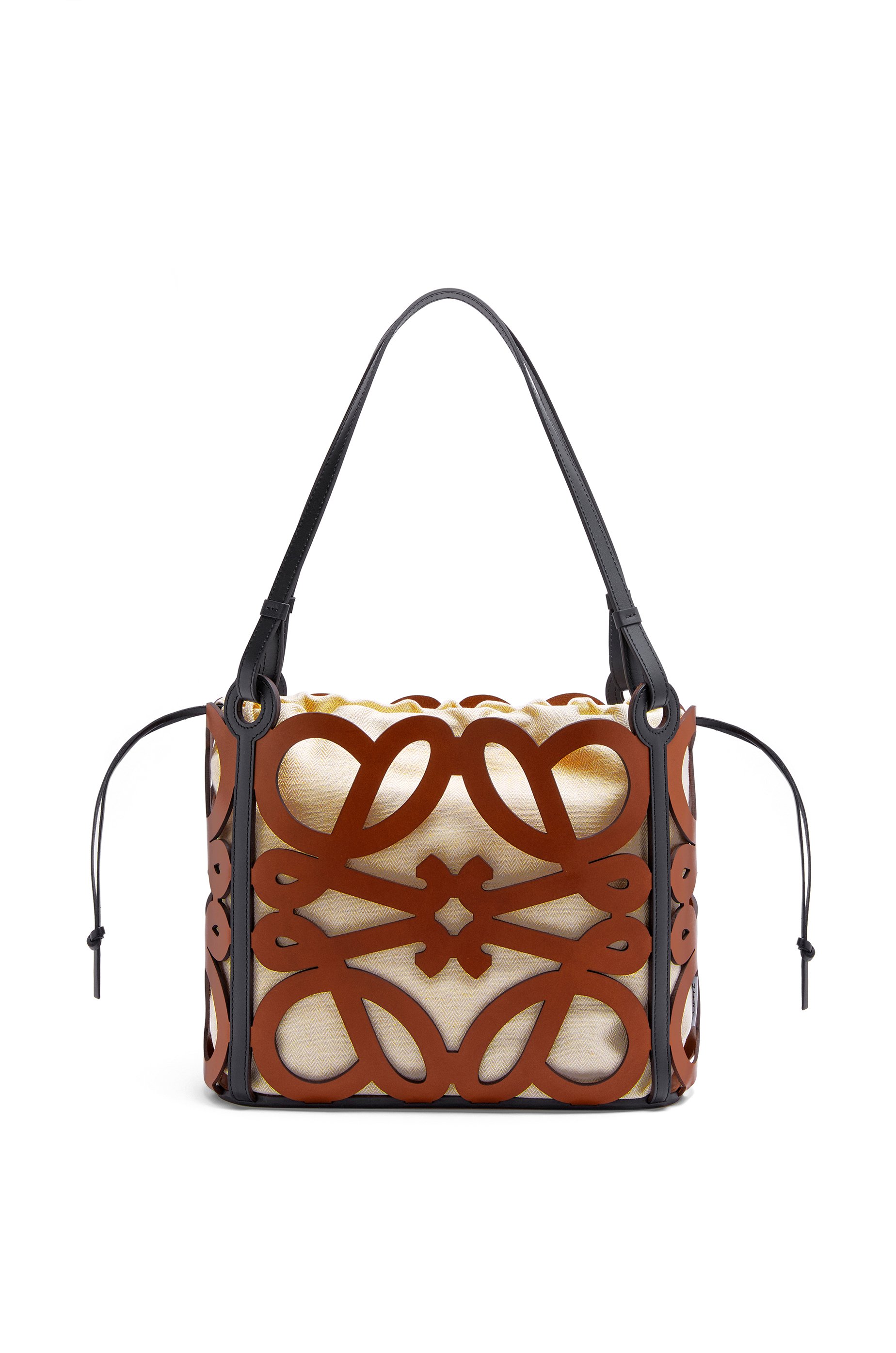 Loewe Anagram Small Cutout Leather Tote