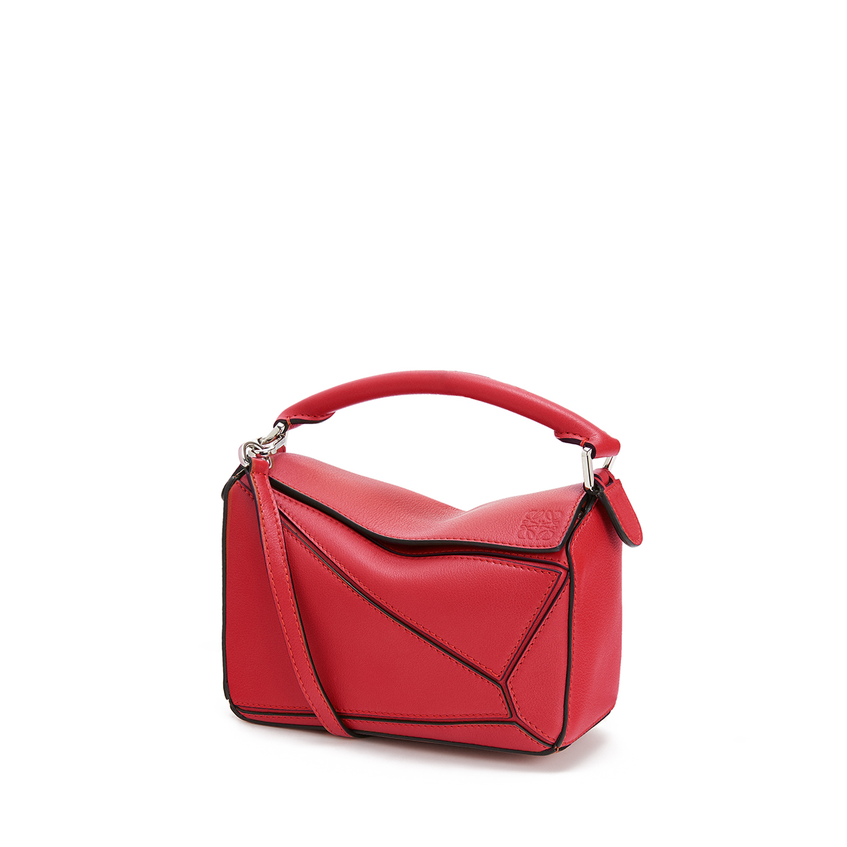 loewe red puzzle bag