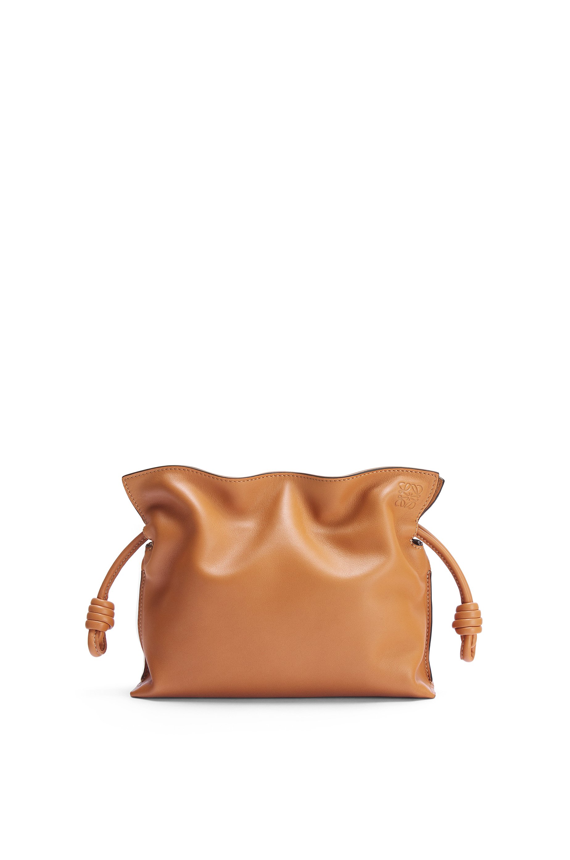 Mini Flamenco clutch in nappa calfskin Warm Desert - LOEWE