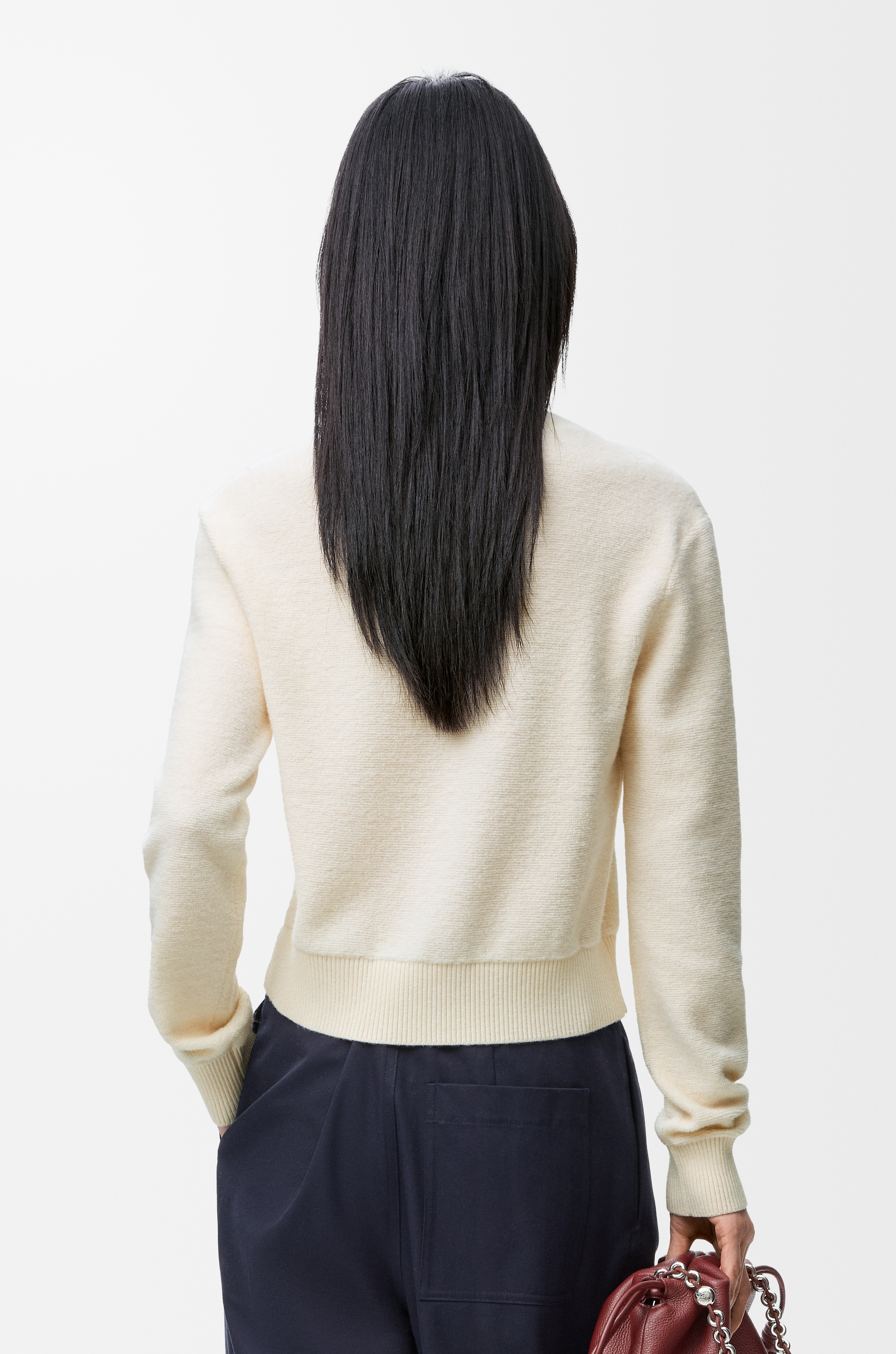 LOEWE Jersey en lana Crudo