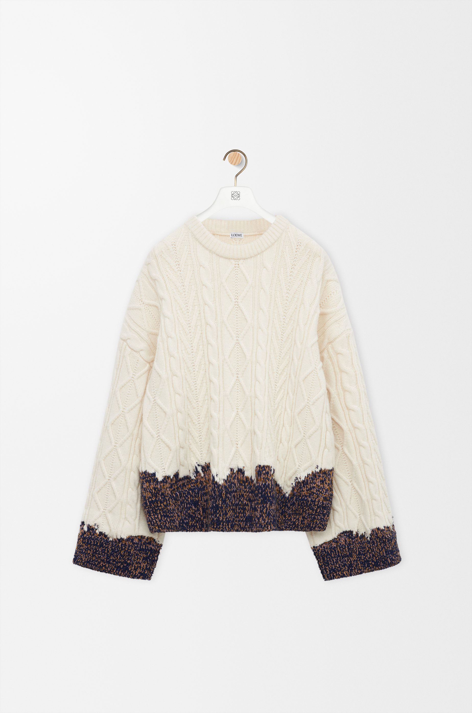 Sweater in wool Beige - LOEWE