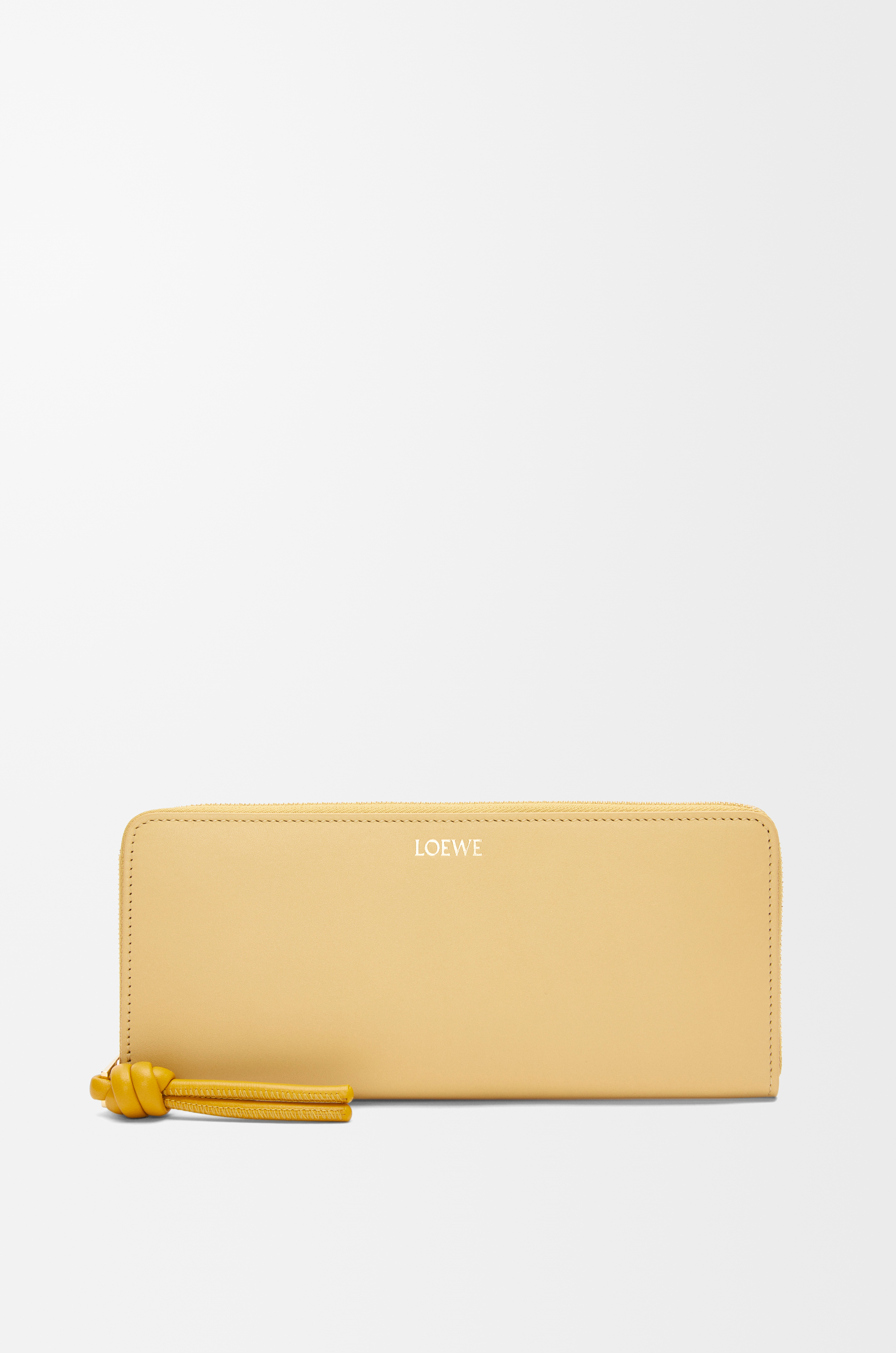 Loewe Leather Knot Zip-Around Wallet