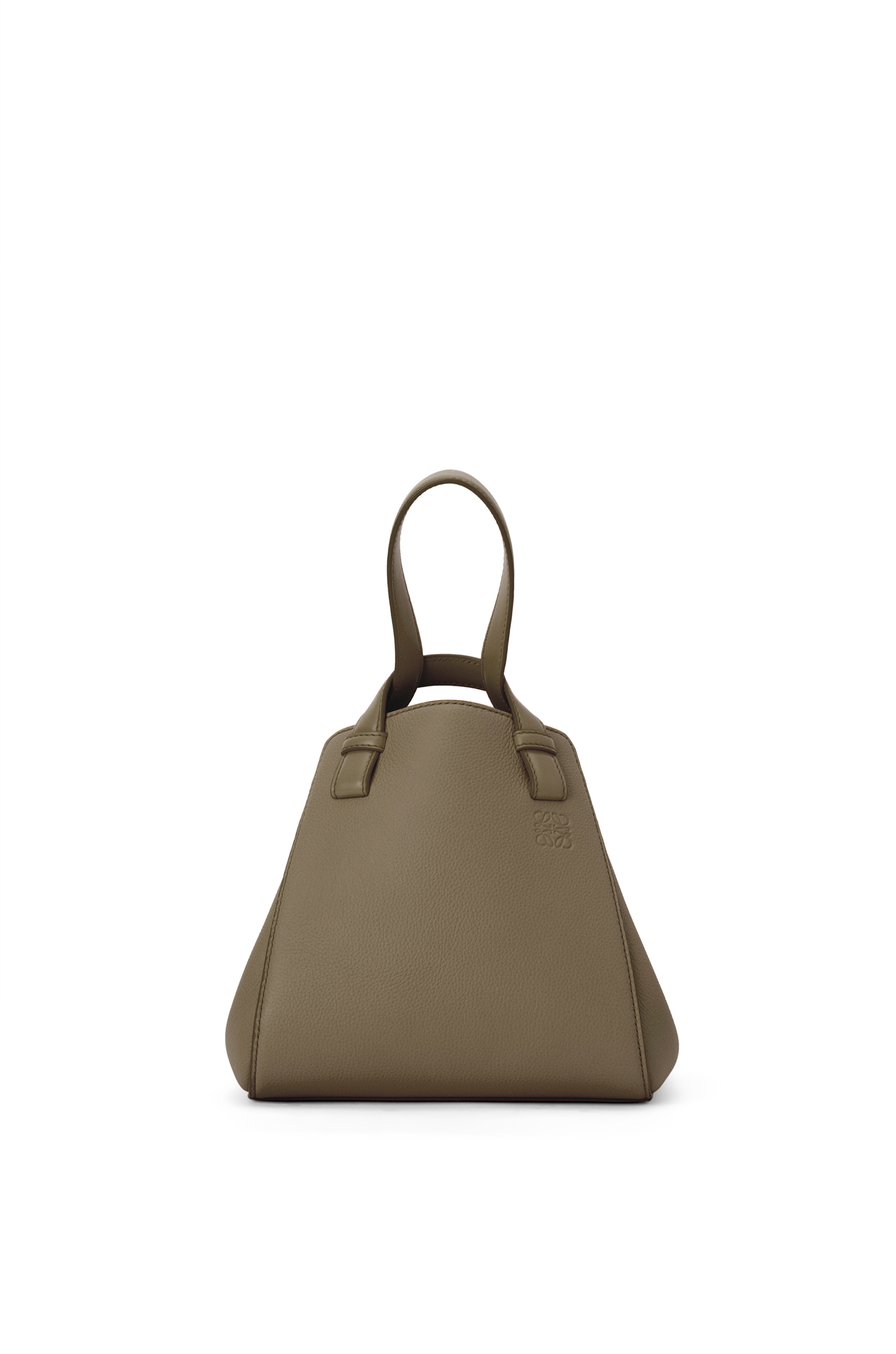 Hammock Nugget bag in soft grained calfskin Laurel Green LOEWE