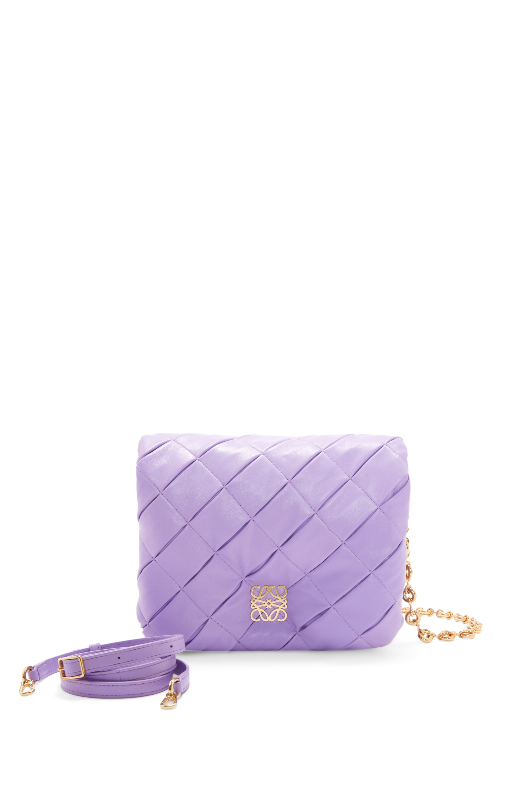 Chanel 19 Waist Bag Quilted Jersey/ Lambskin Light Purple Multicolour