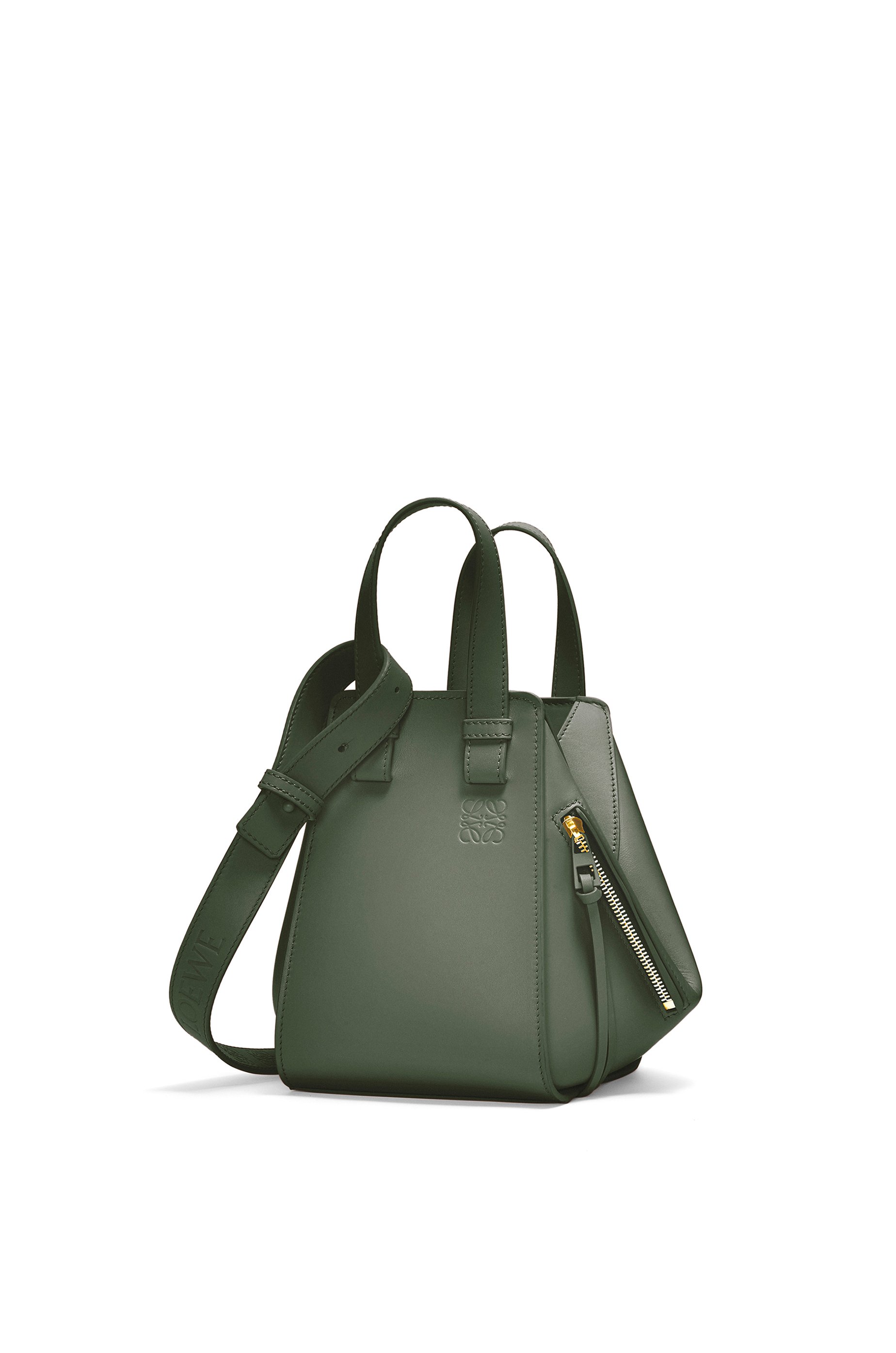 Loewe Hammock Compact Leather Bucket Bag