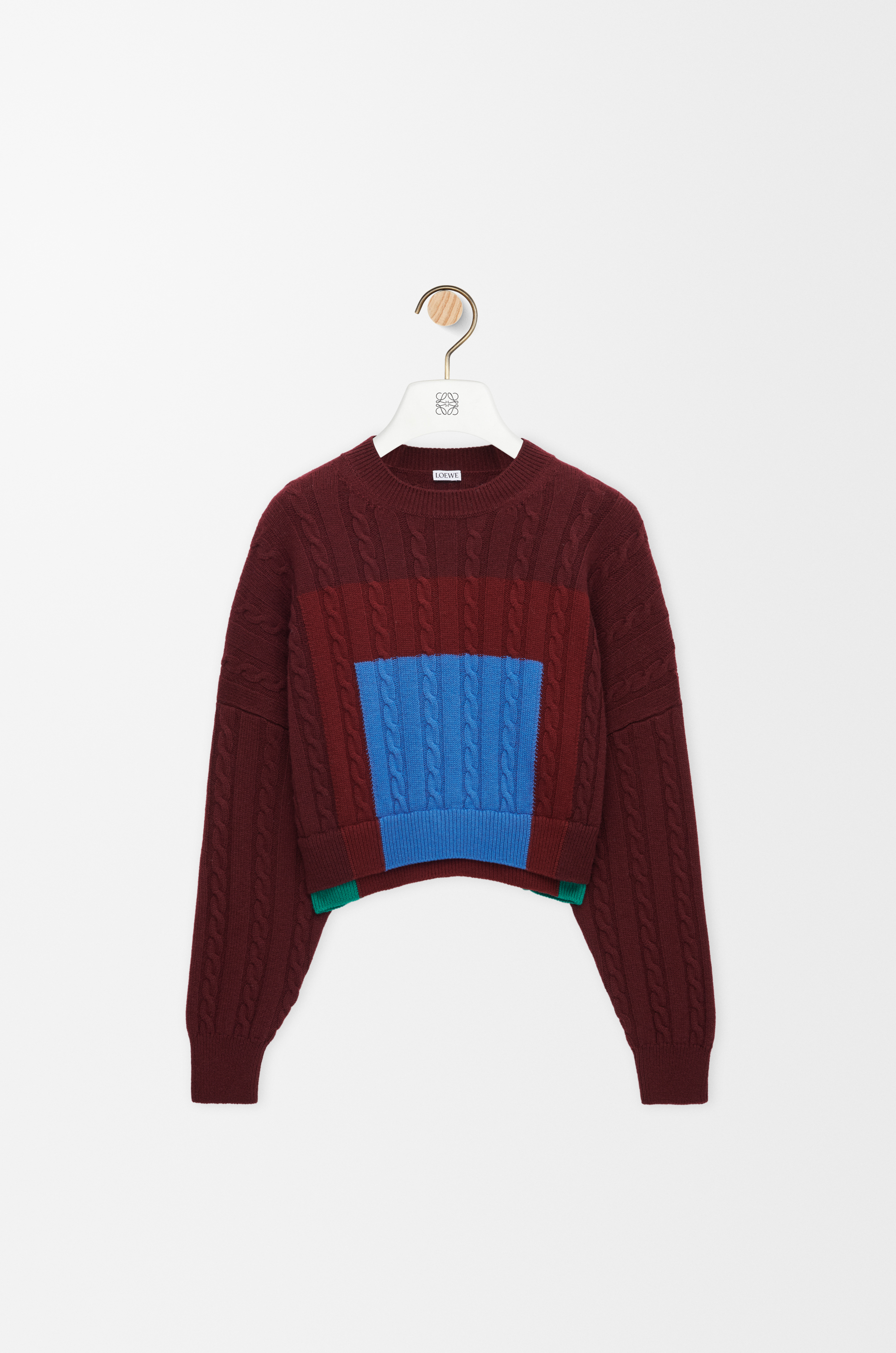 Sweater in wool Green - LOEWE