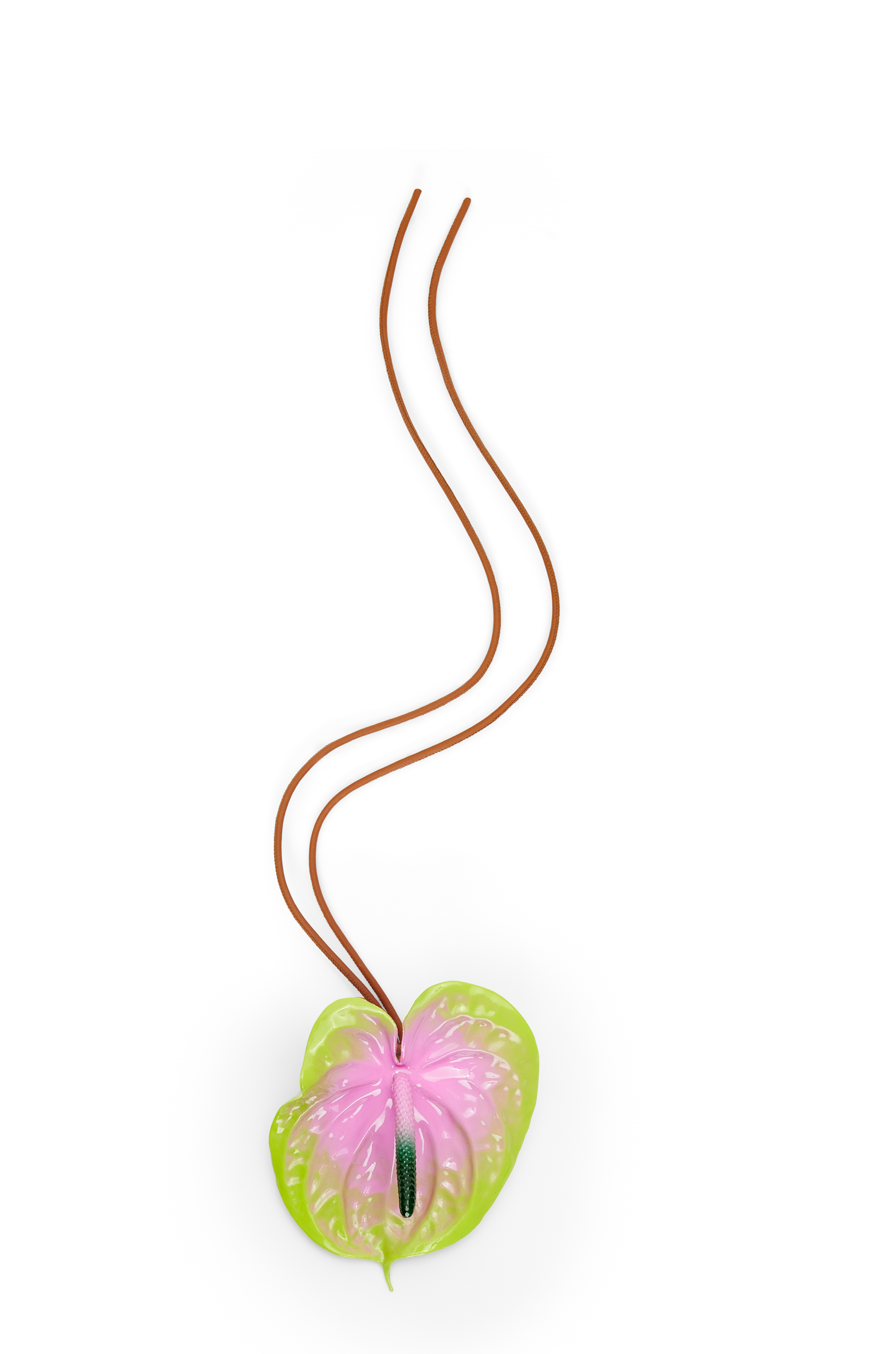 Anthurium charm in resin Green - LOEWE