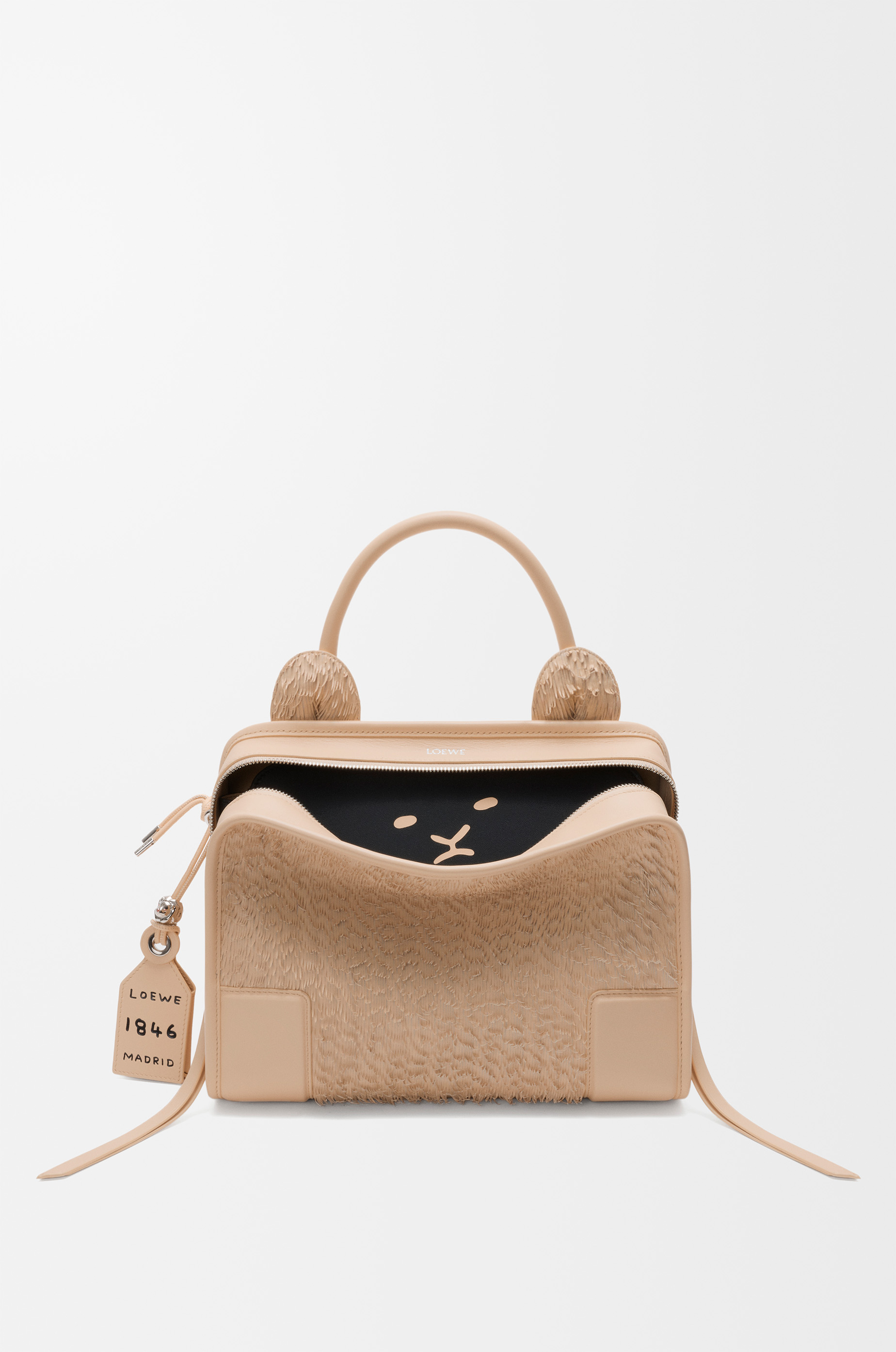 ROAMCOUCH 『Painter Princess』特別品 Medium Lion Fringed Cut Amazona 180 bag in nappa lambskin ベージュ