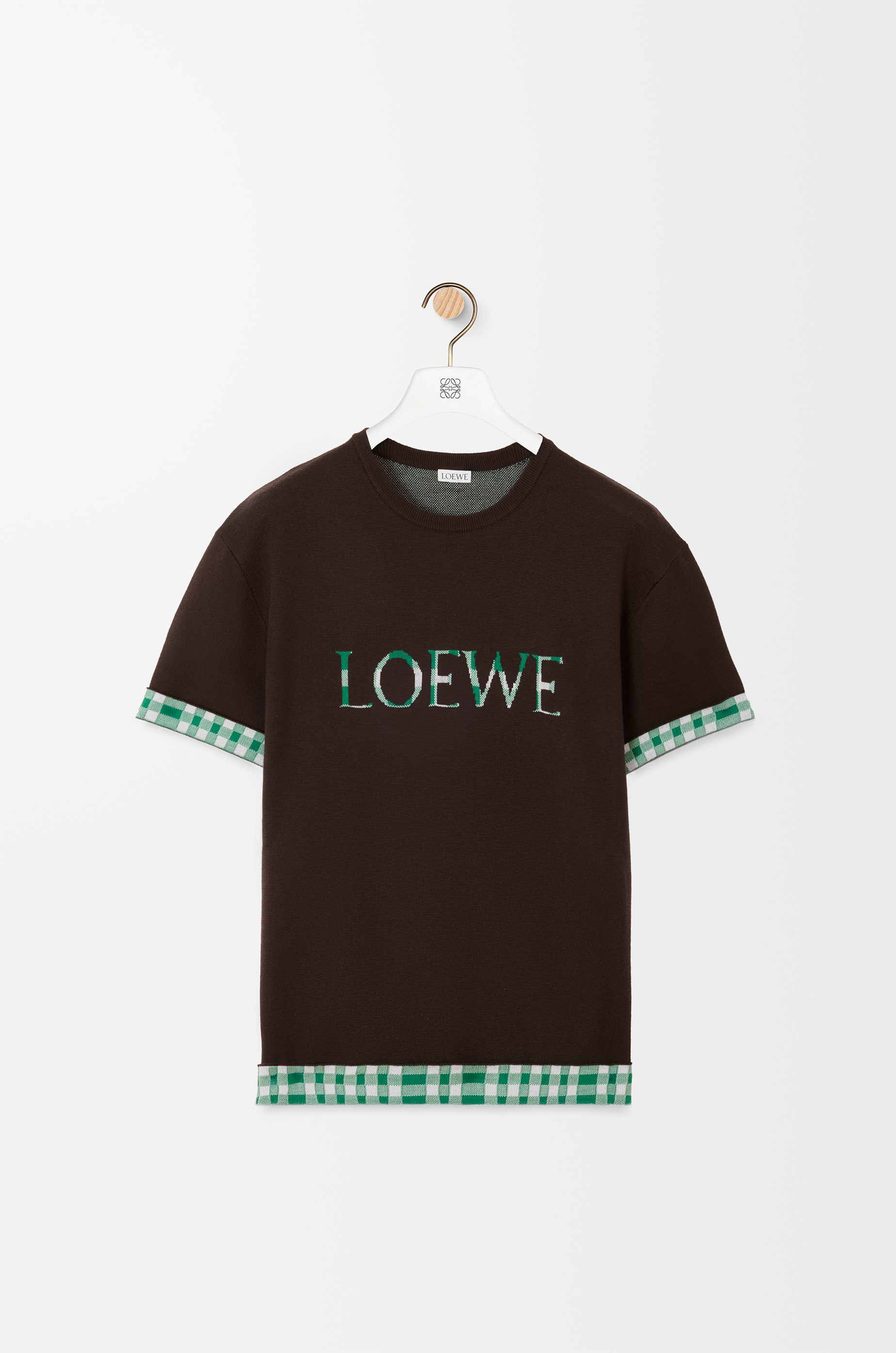 Loewe Men's Brown/White - Top In Wool And Cotton : For Man Xxl