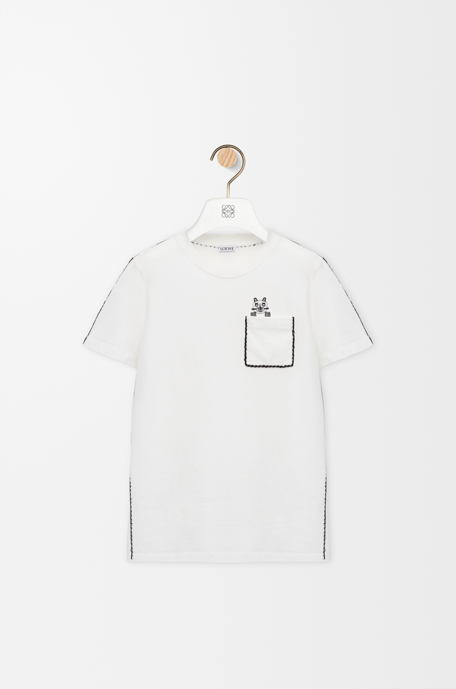 LOEWEのロゴ入りホワイトTシャツ レギュラーフィット Tシャツ（コットン） ホワイト - LOEWE Japan