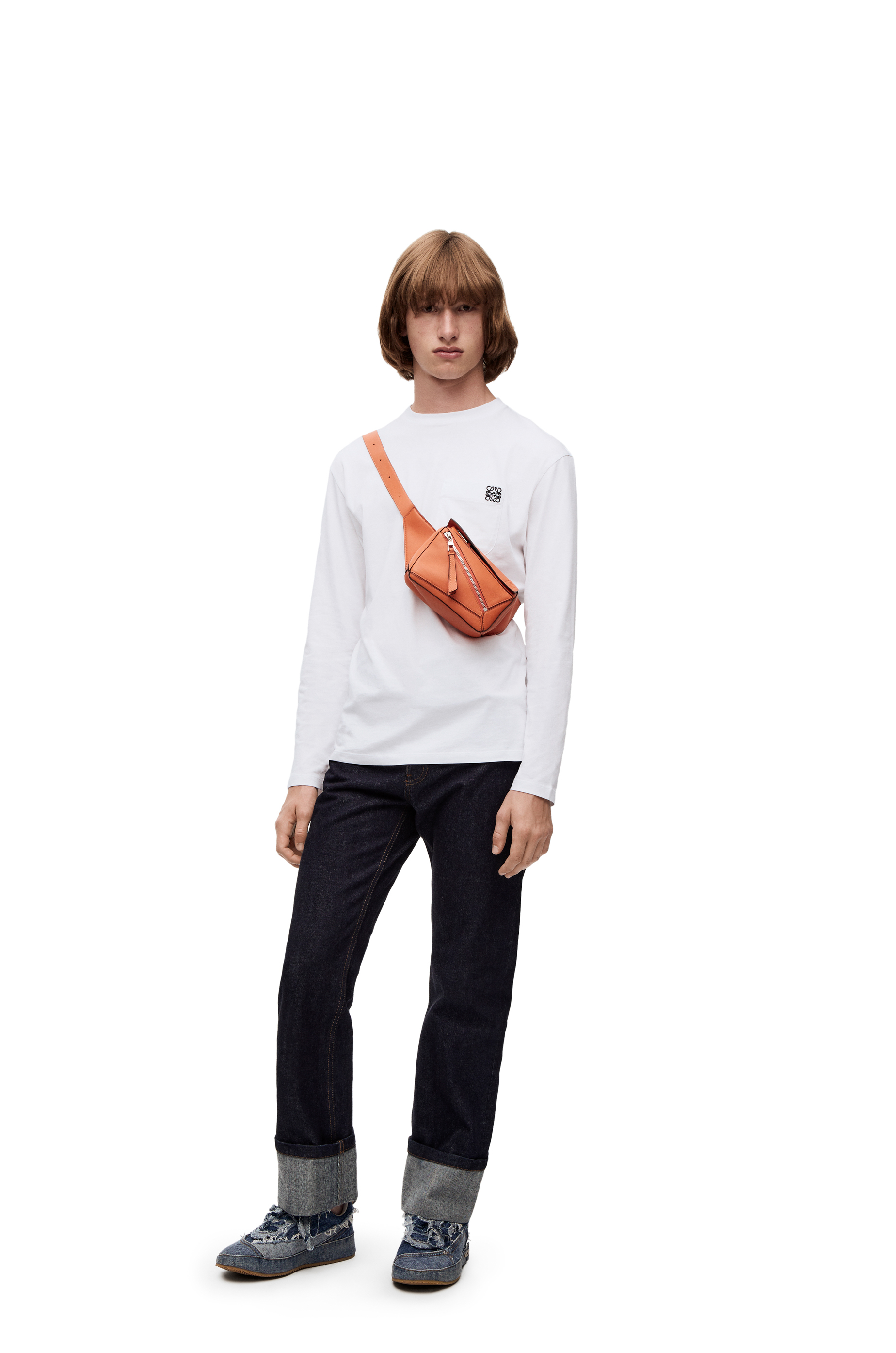 アナグラム ロングスリーブ Tシャツ (コットン)