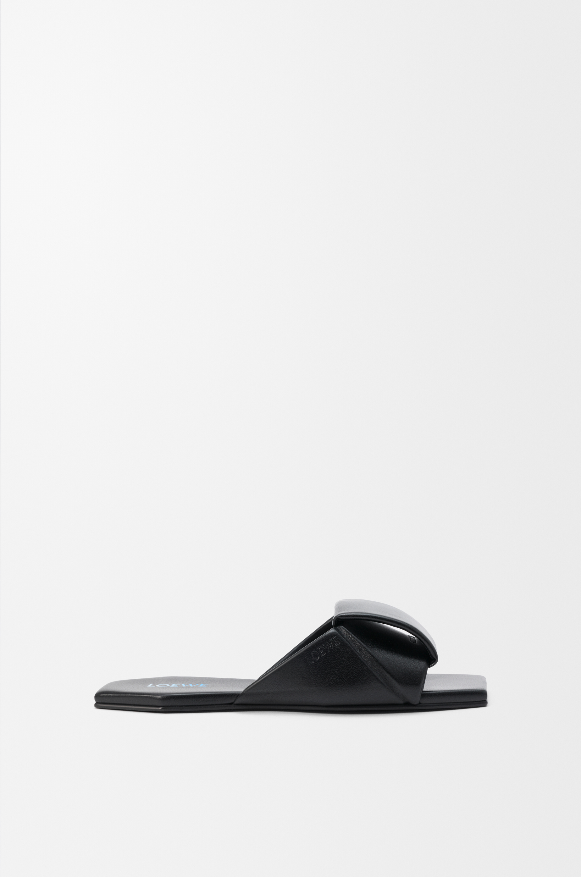 Origami slide in lambskin Black - LOEWE USA Official Website