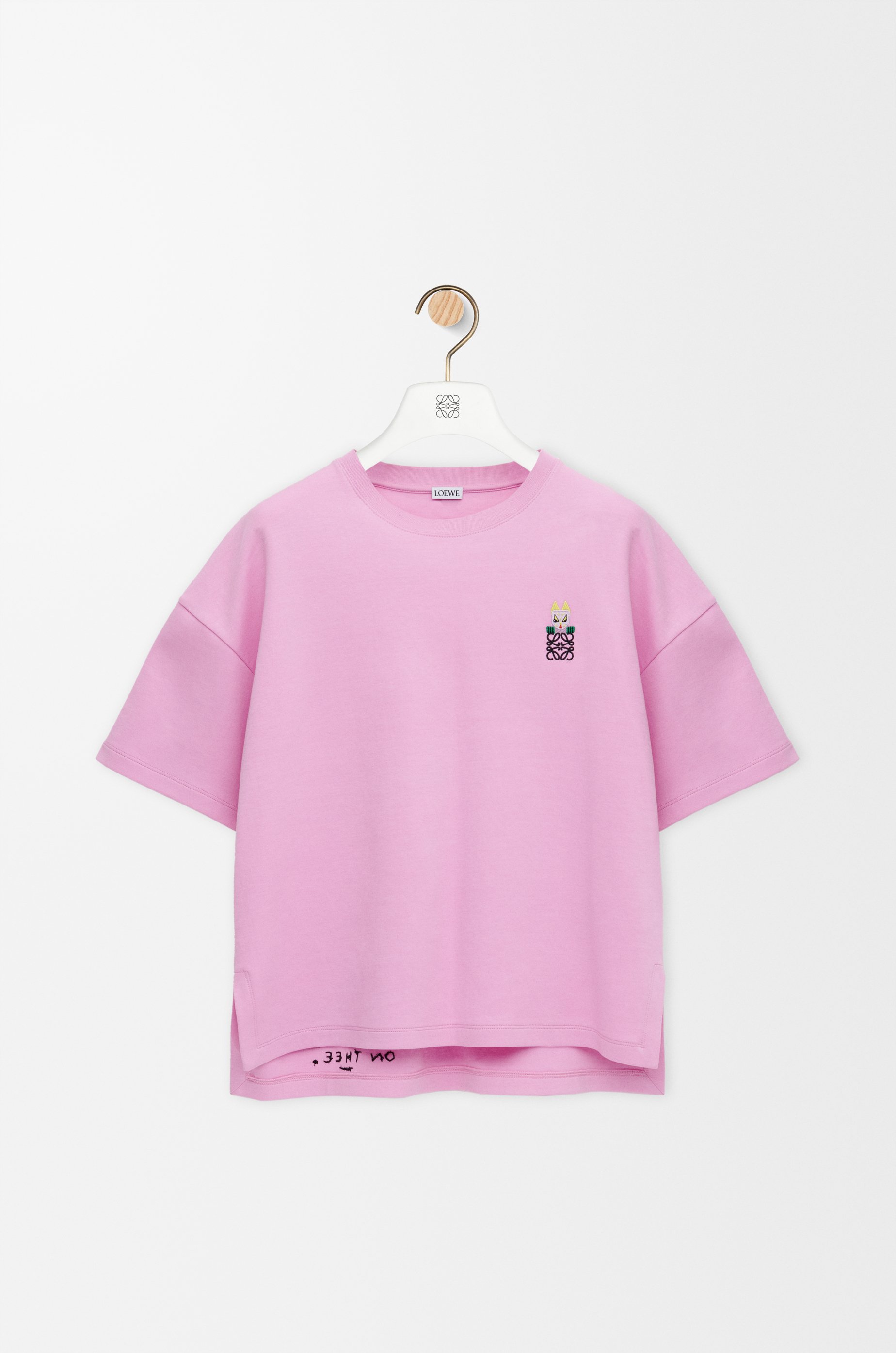 レギュラーフィット Tシャツ（コットンブレンド） ピンク - ロエベ