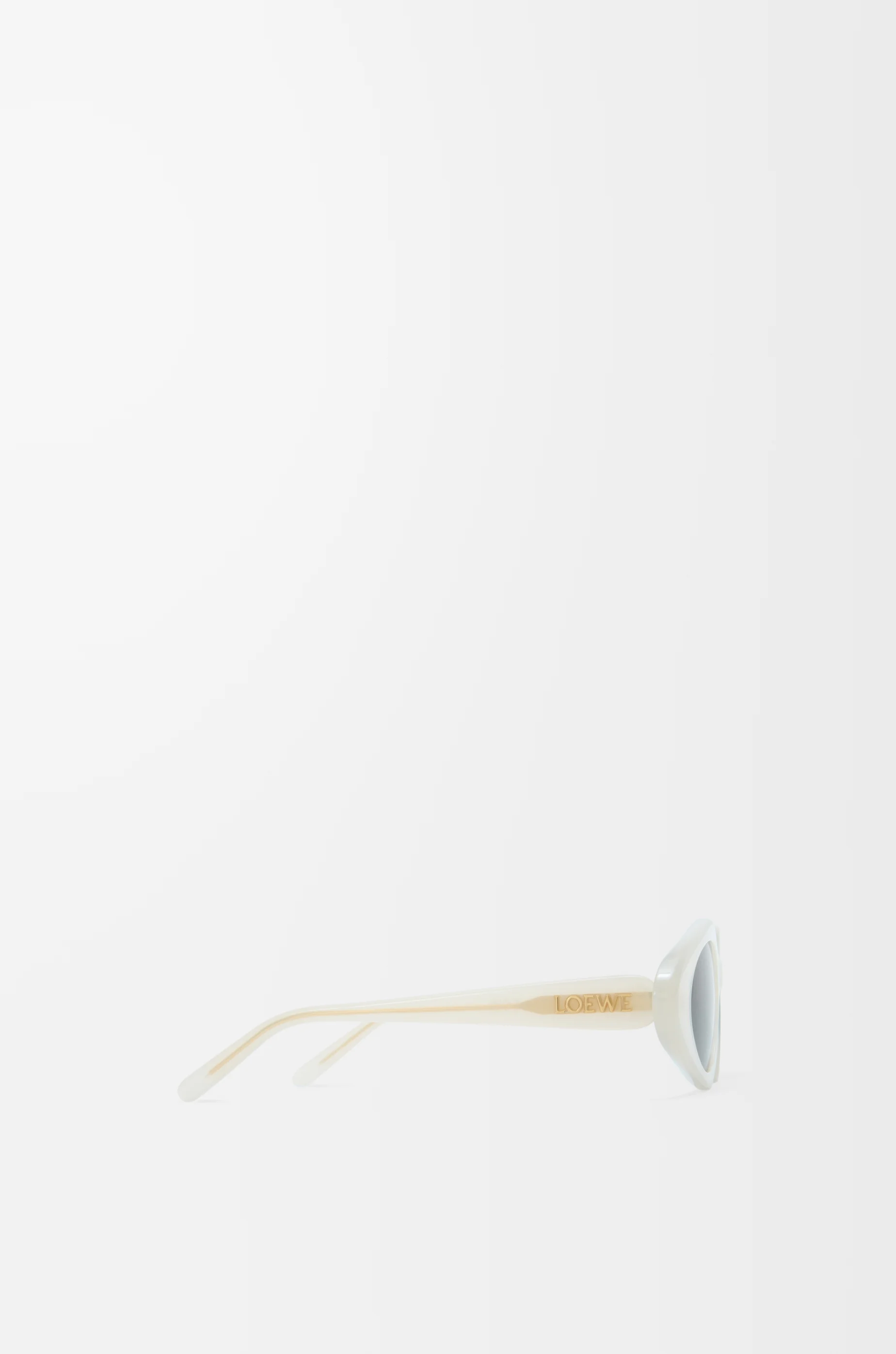 LOEWE Slim Triangle 太阳镜 Milky Ivory