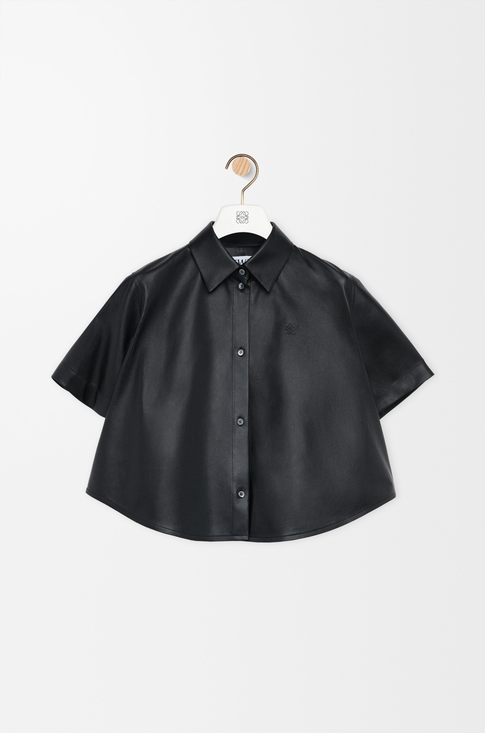 25SS◆関送込【LOEWE】トラペーズ*ナパラム*ショート*ジャケット 超短期出品 Loewe ロエベ 25ss ドレープ ジャケット（ナパラム