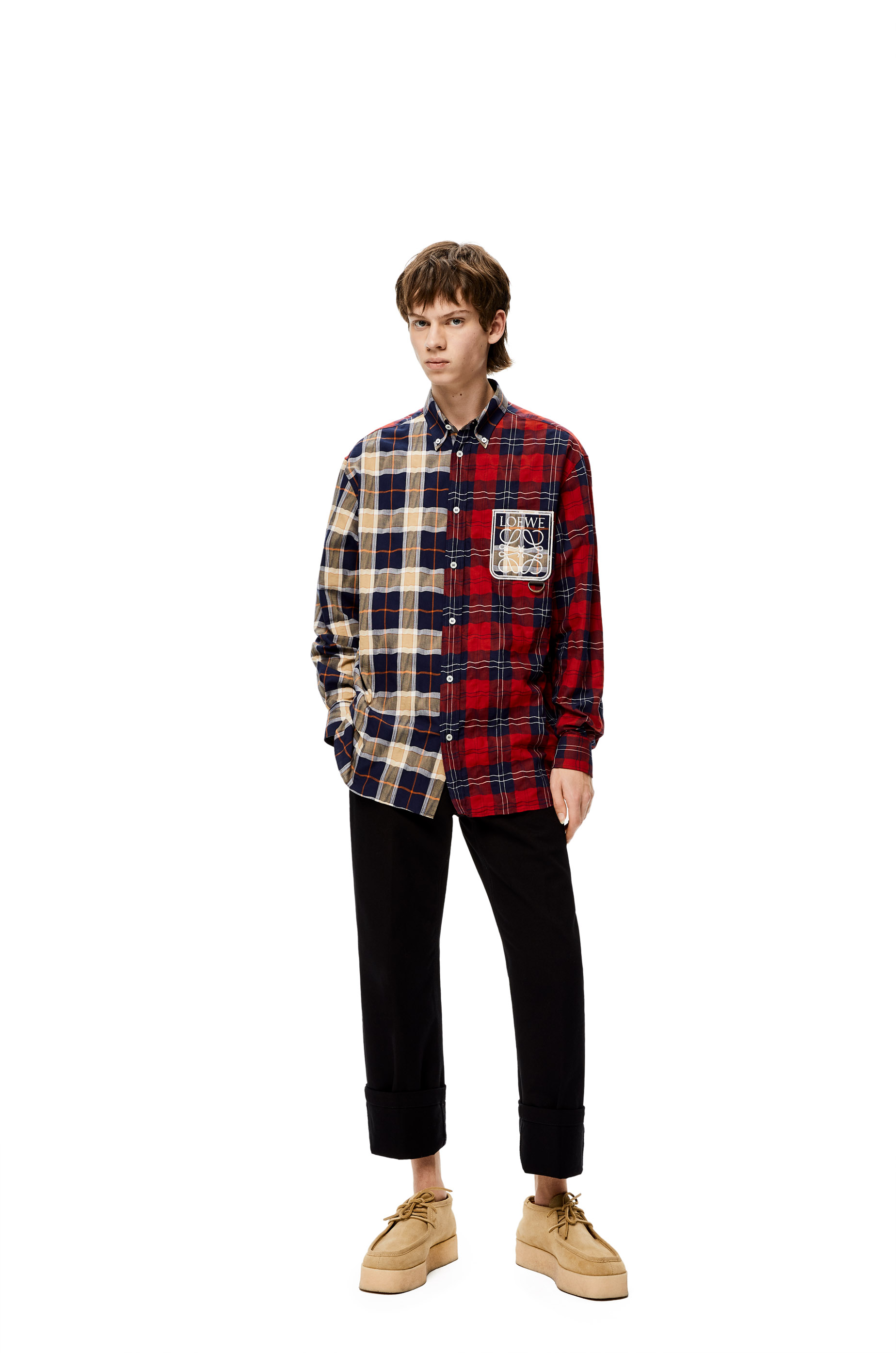 loewe patchwork shirt